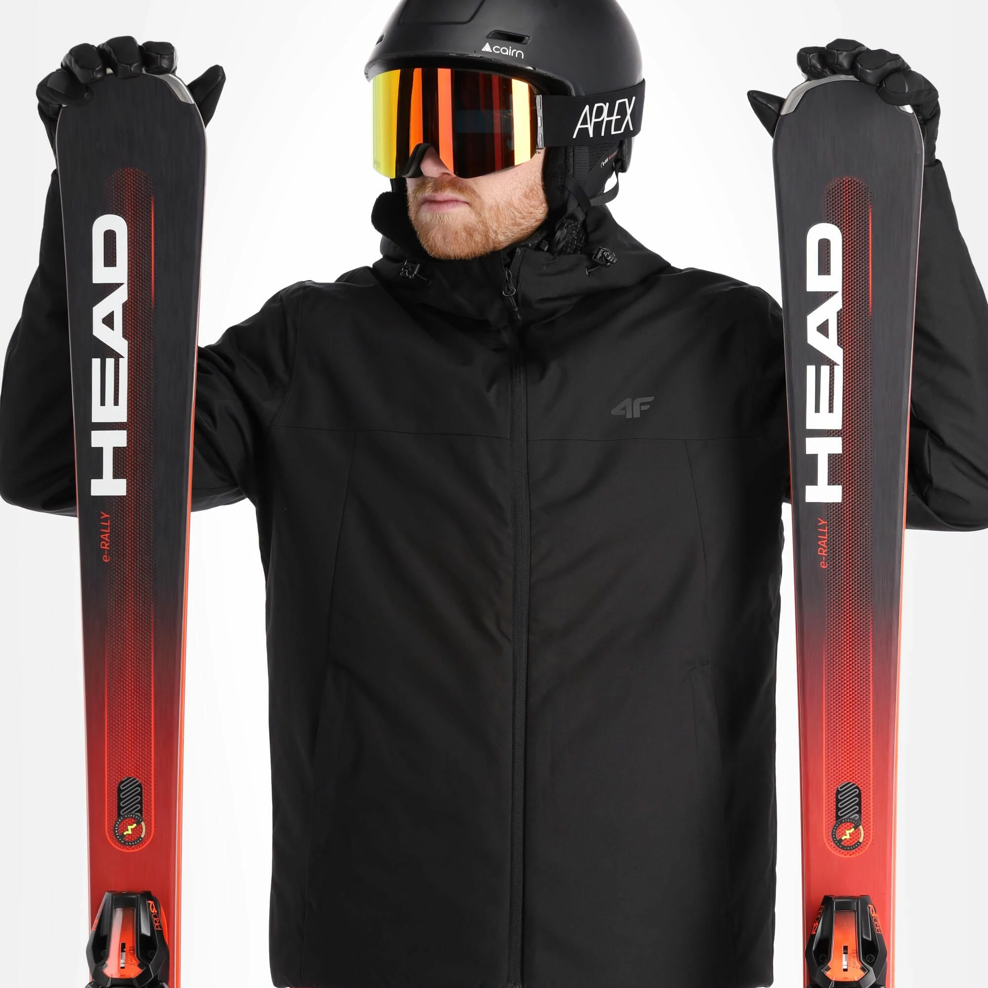 4F, Kumn001 Ski Jacket Men Deep Black 5 4F, Kumn001 Ski Jacket Men Deep Black - Image 5