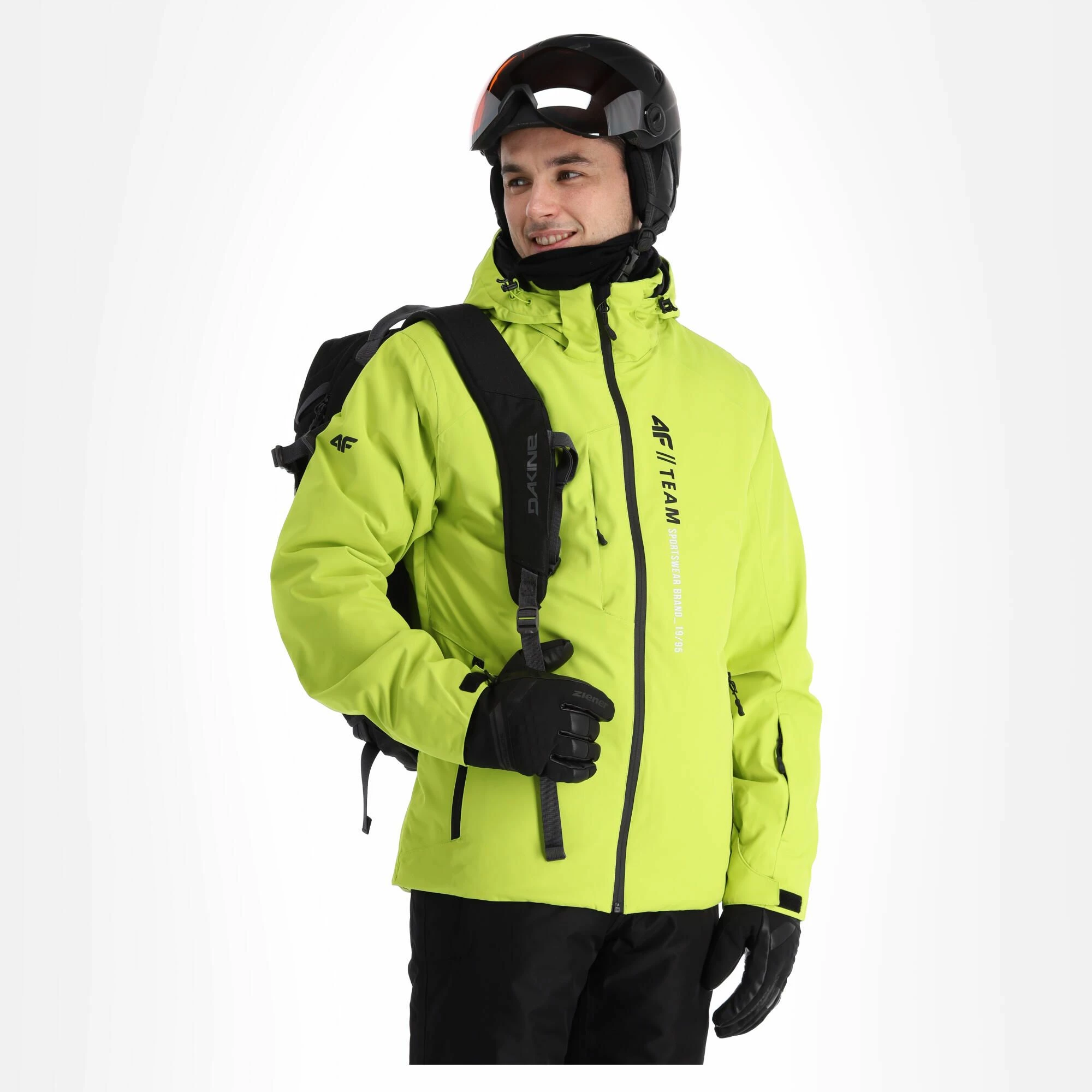 4F, Kumn003 Ski Jacket Men Canary Green - Image 2