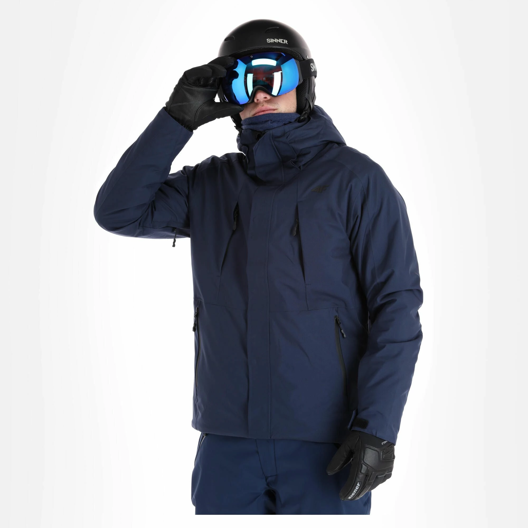 4F, Kumn004 Ski Jacket Men Navy Blue - Image 2
