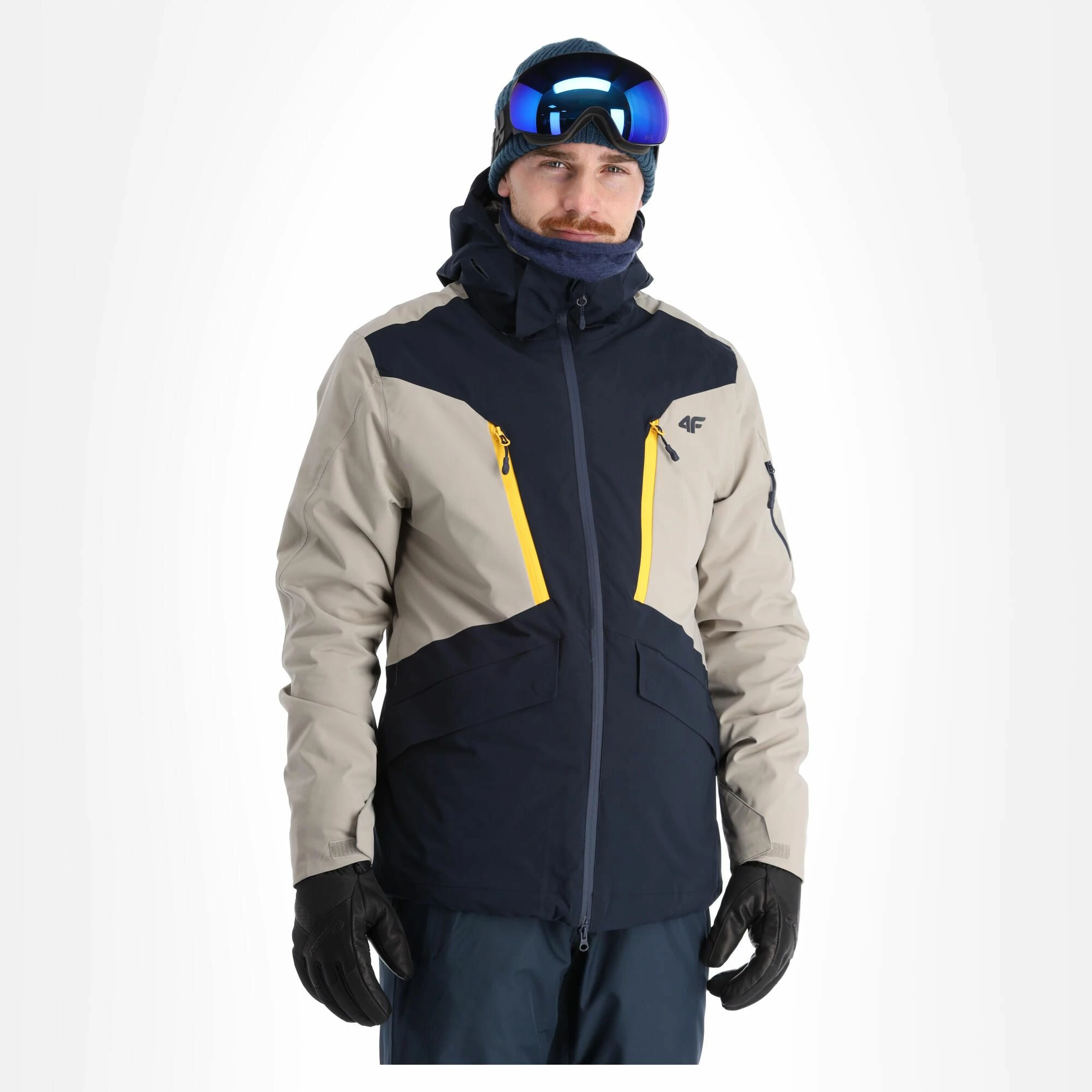 4F, Kumn008 Ski Jacket Men Dark Blue - Image 2