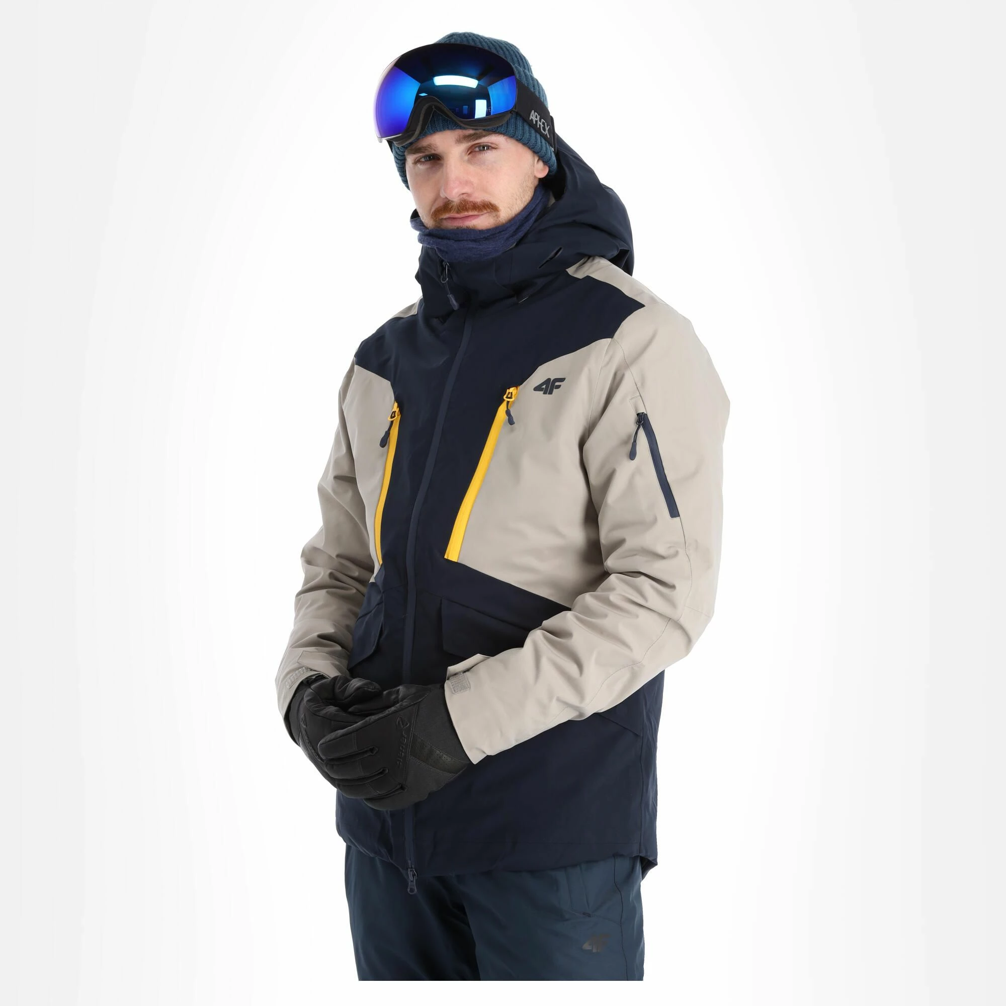 4F, Kumn008 Ski Jacket Men Dark Blue - Image 4