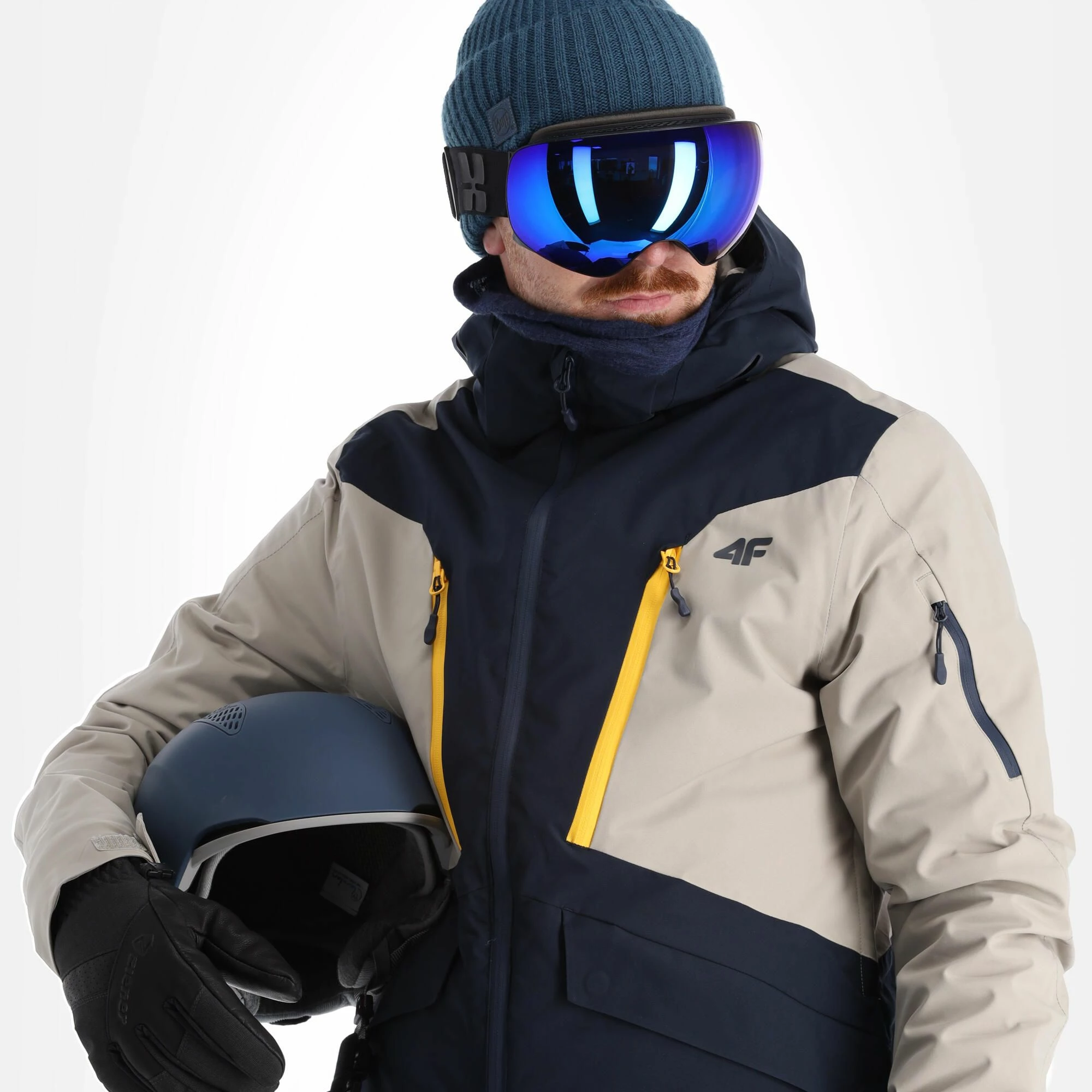 4F, Kumn008 Ski Jacket Men Dark Blue - Image 5