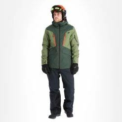 4F, Kumn008 Ski Jacket Men Dark Green