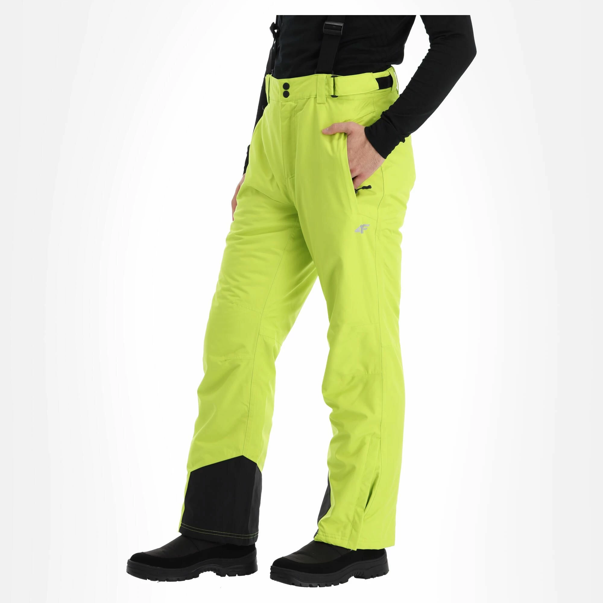 4F, Spmn001 Ski Pants Men Canary Green - Image 2