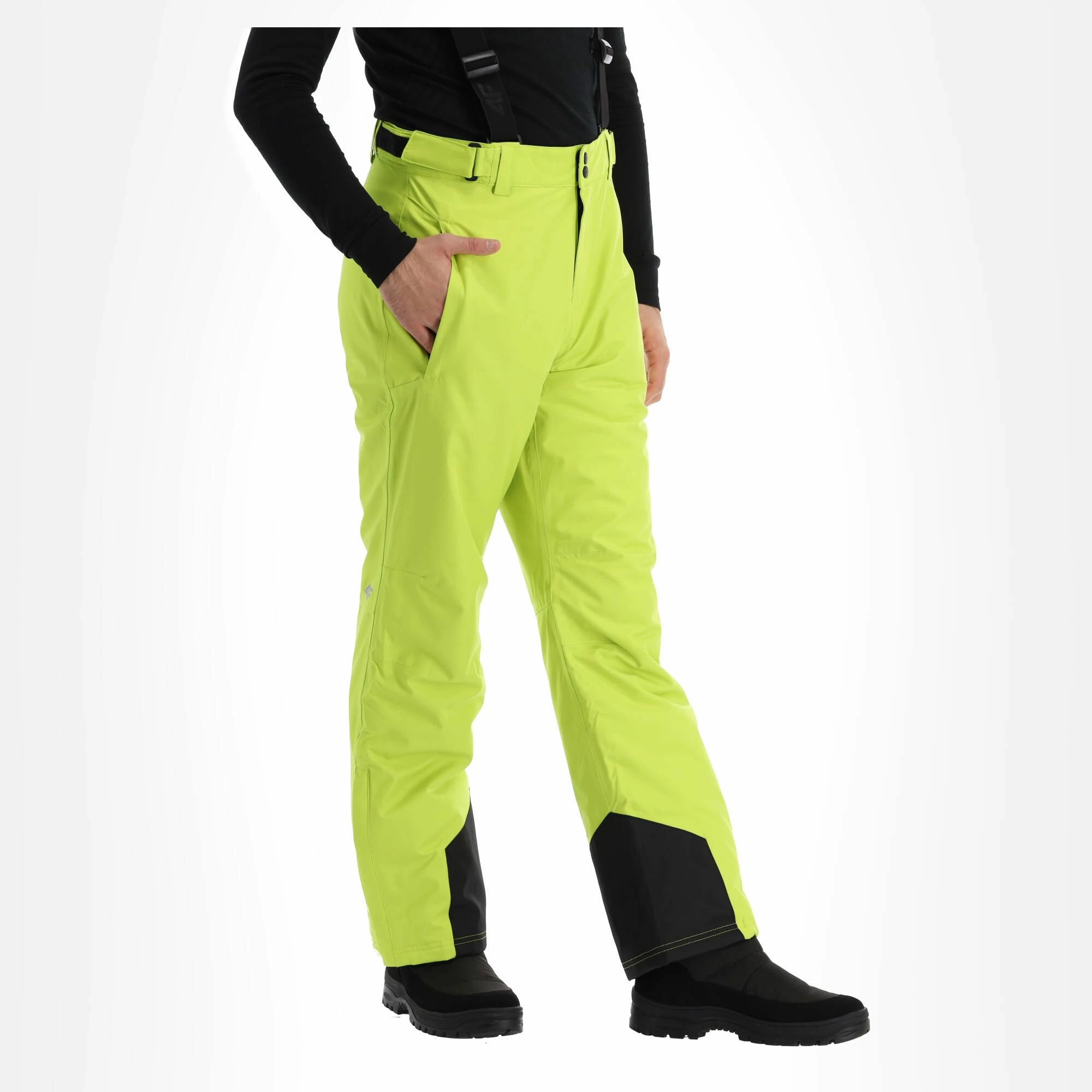 4F, Spmn001 Ski Pants Men Canary Green - Image 4