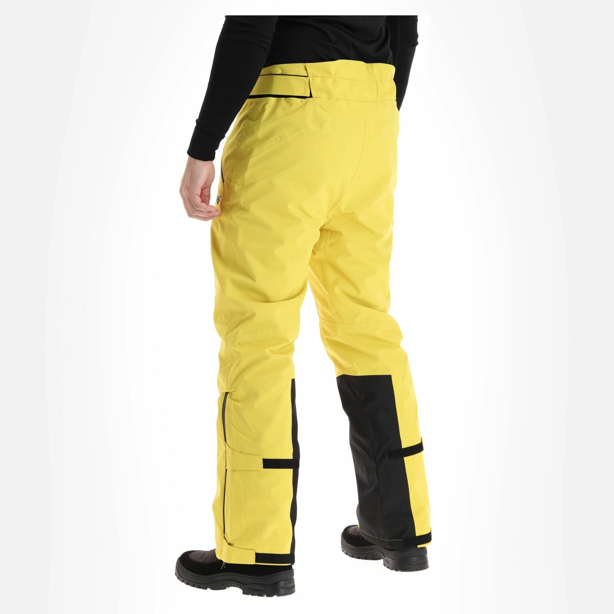 4F, Spmn006 Ski Pants Men Lemon Yellow 3 4F, Spmn006 Ski Pants Men Lemon Yellow - Image 3