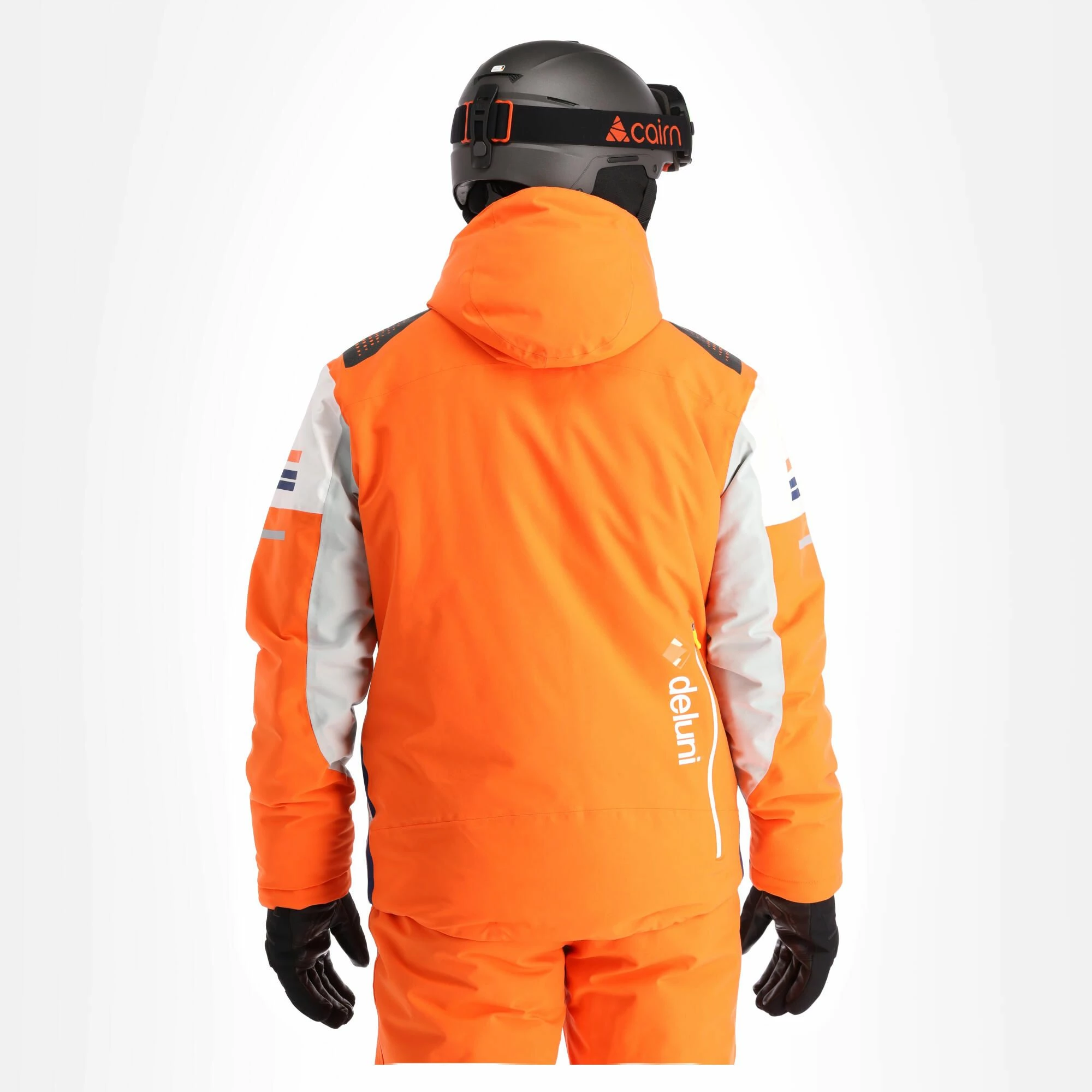 Deluni, Challenger 3 Ski Jacket Men Orange - Image 3