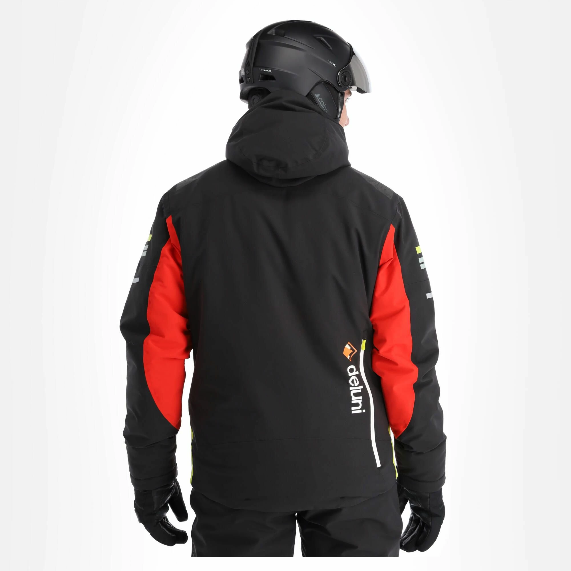 Deluni, Challenger 3 Ski Jacket Men Red/black - Image 3