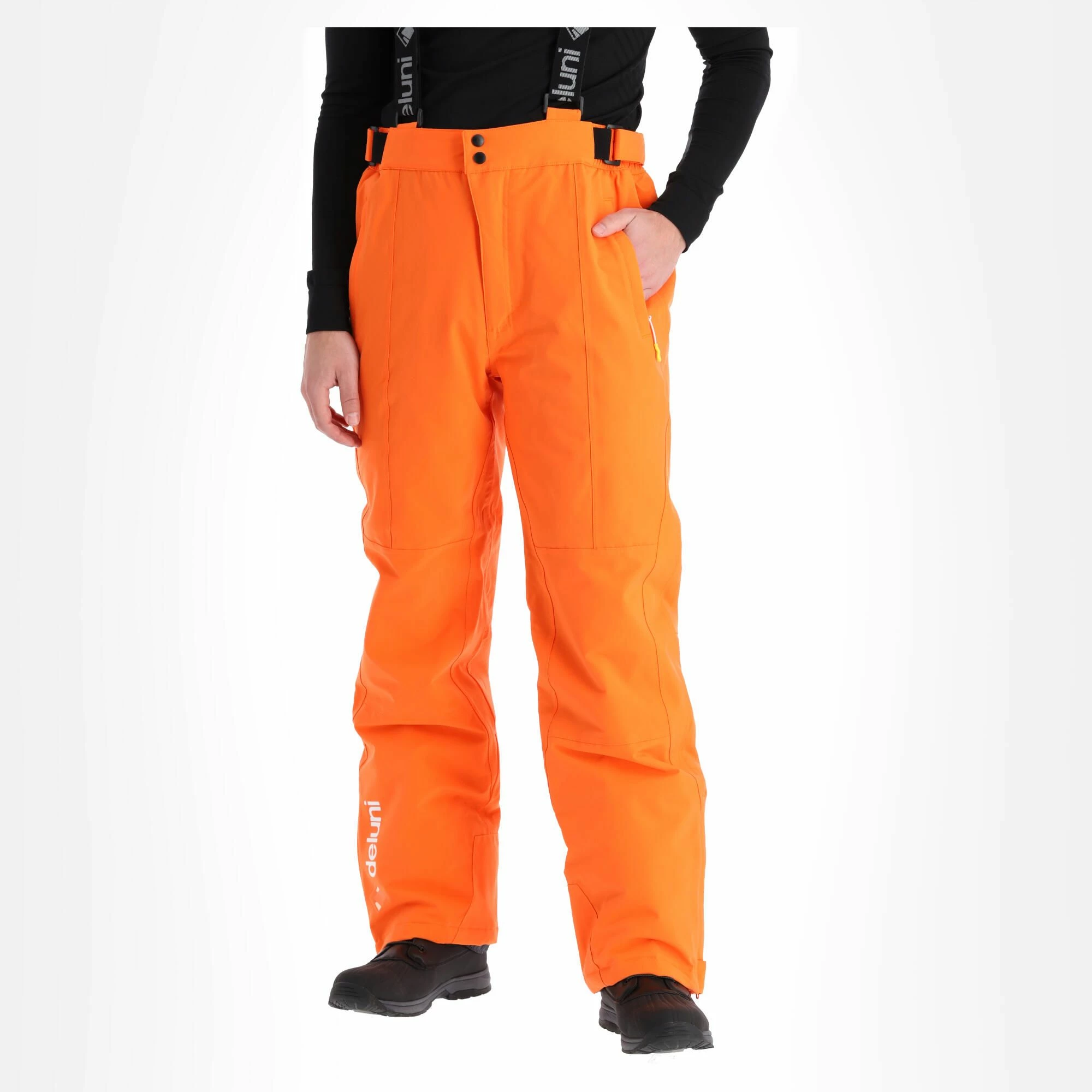 Deluni, Challenger 3 Ski Pants Men Orange - Image 2