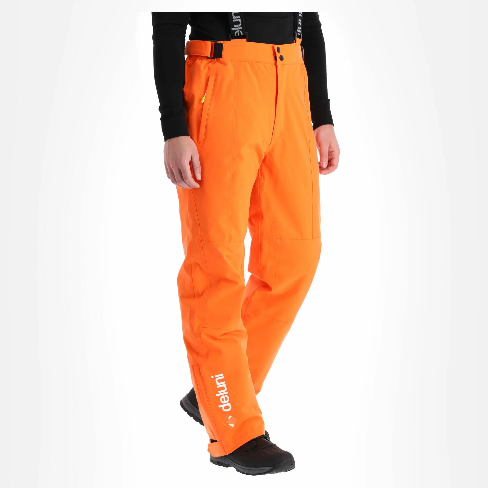Deluni, Challenger 3 Ski Pants Men Orange - Image 4