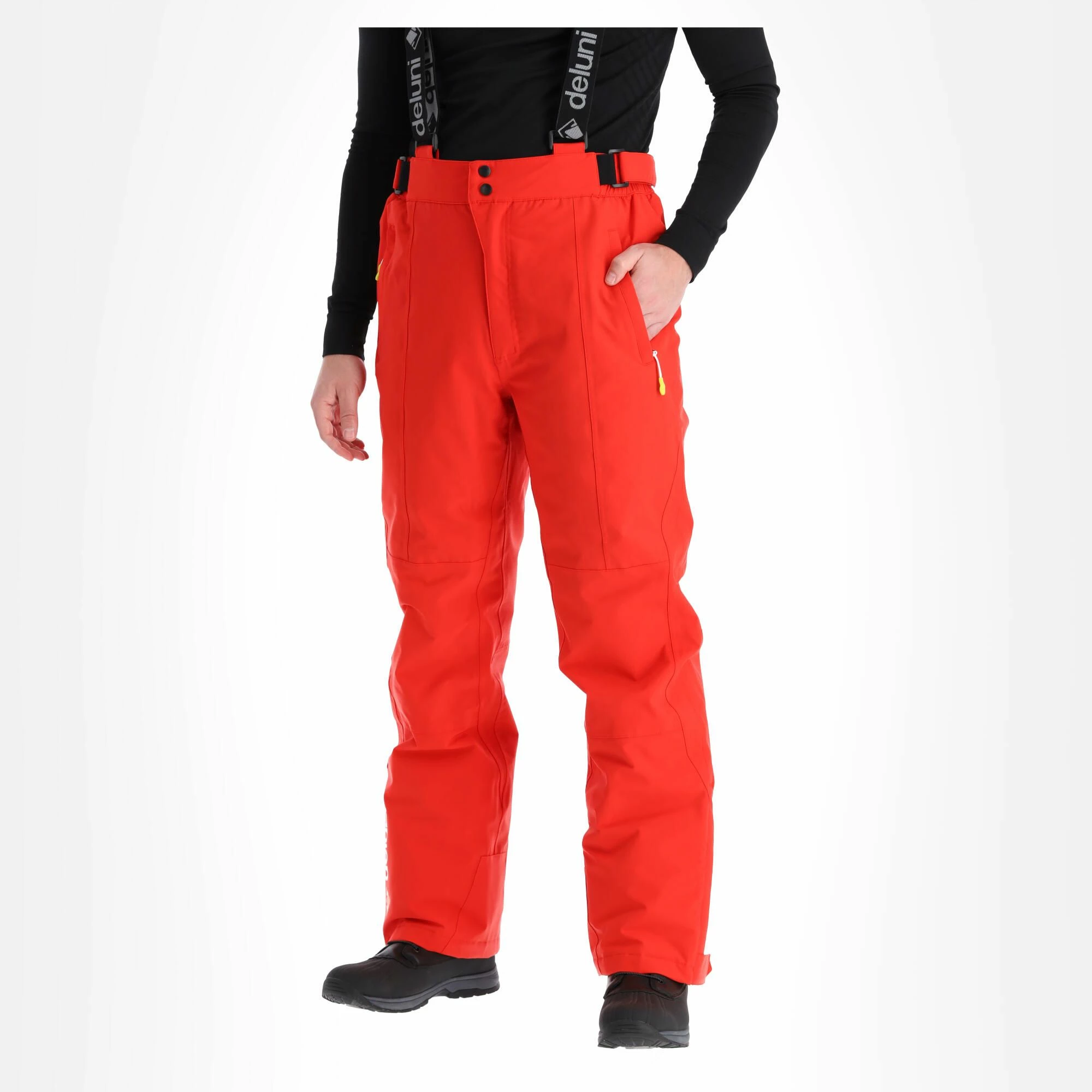 Deluni, Challenger 3 Ski Pants Men Red - Image 2