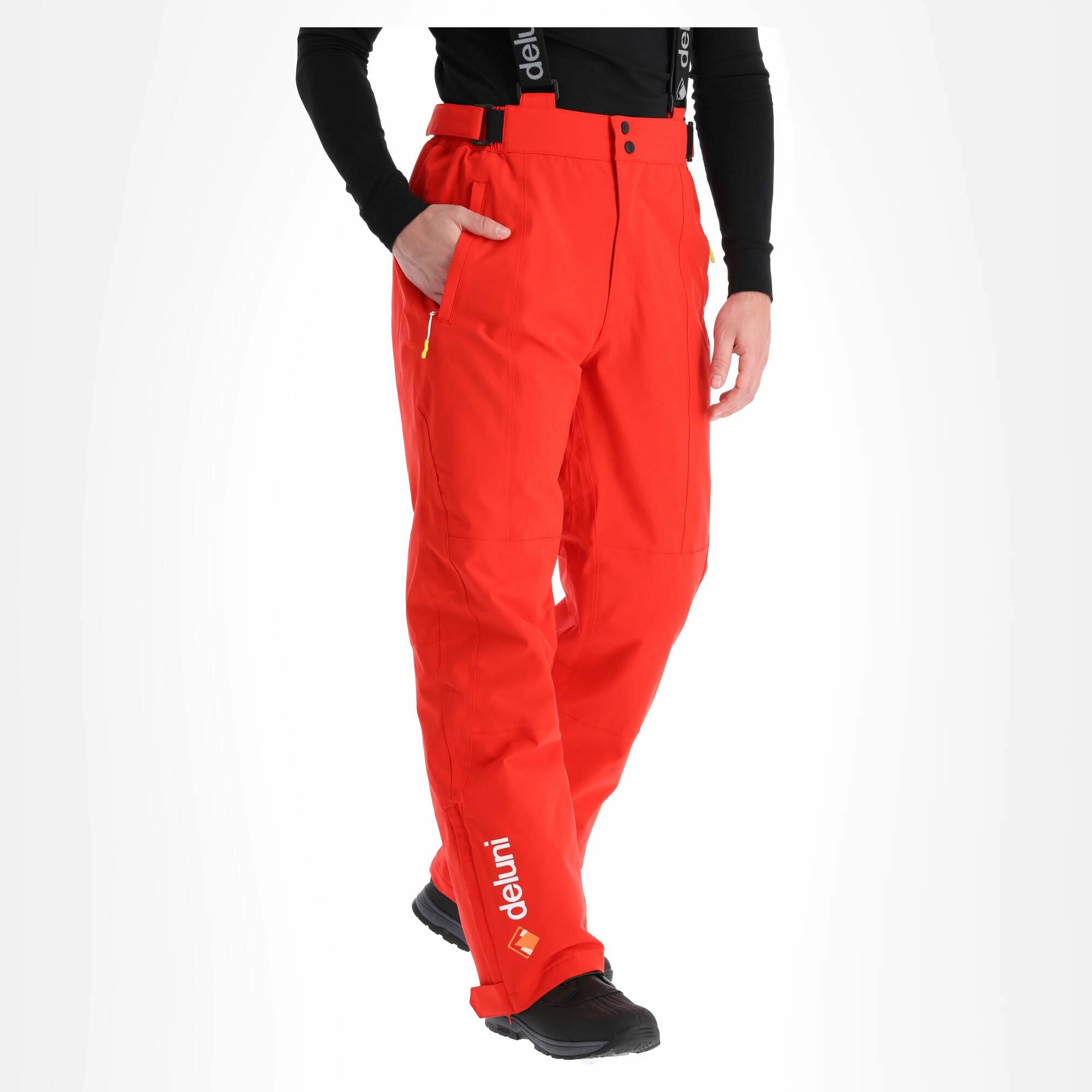 Deluni, Challenger 3 Ski Pants Men Red - Image 4