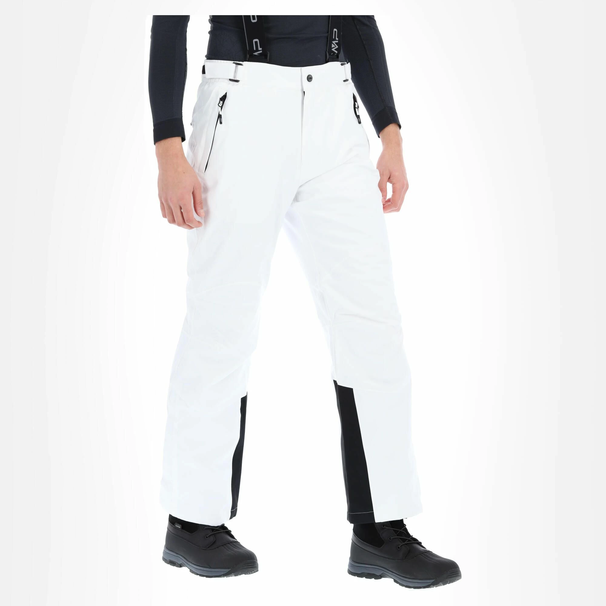 CMP, 3W17397N Ski Pants Men White 4 CMP, 3W17397N Ski Pants Men White - Image 4