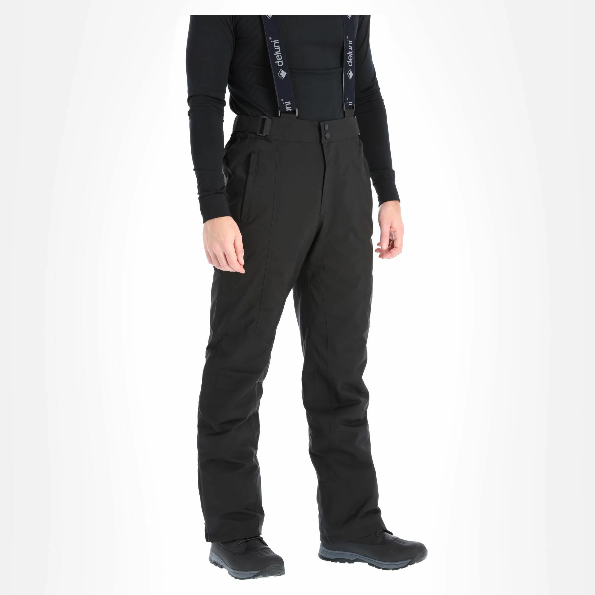 Deluni, Challenger Ski Pants Plus Size Unisex Black - Image 3