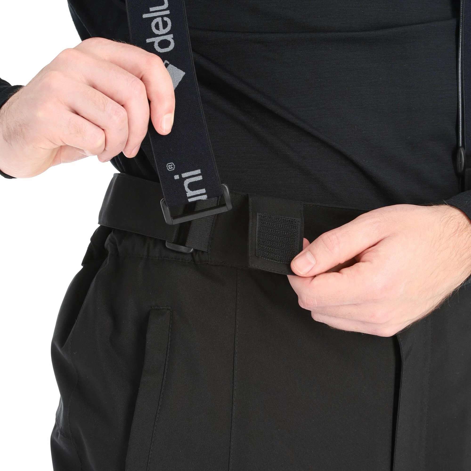 Deluni, Challenger Ski Pants Plus Size Unisex Black - Image 4