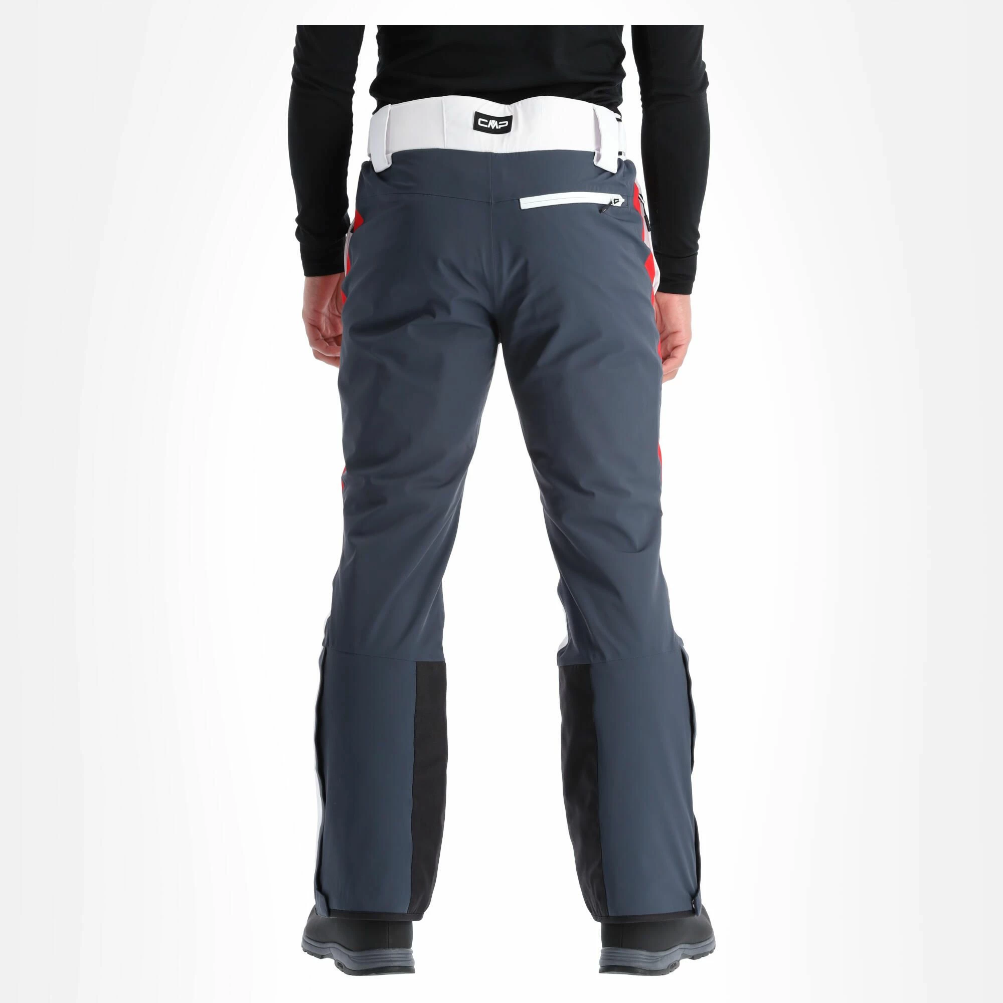 CMP, 30W0487 Ski Pants Men Titanio Grey, White - Image 3