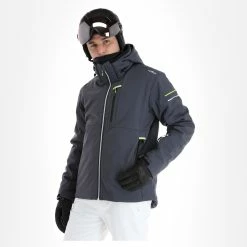 CMP, 32W0157 Ski Jacket Men Titanio Grey -Obermeyer Shop cmp 32w0157 aa jas gevoerd heren titanio grijs 22cmpxx140v3 BI 04