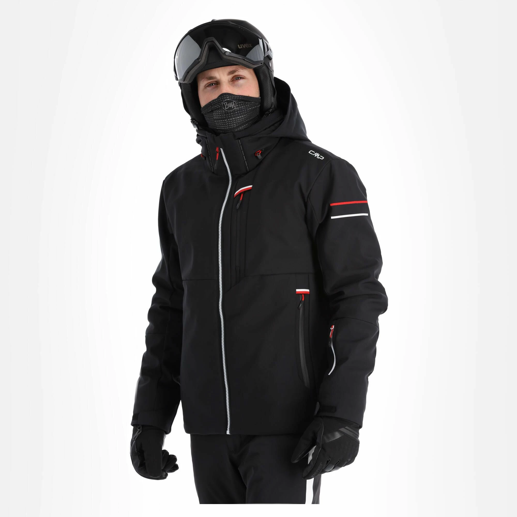 CMP, 32W0157 Ski Jacket Men Black 2 CMP, 32W0157 Ski Jacket Men Black - Image 2