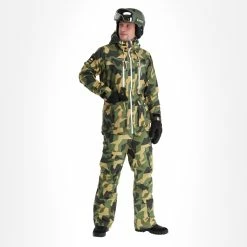 ColourWear, Falk Jacket Ski Jacket Men Camo Olive Green