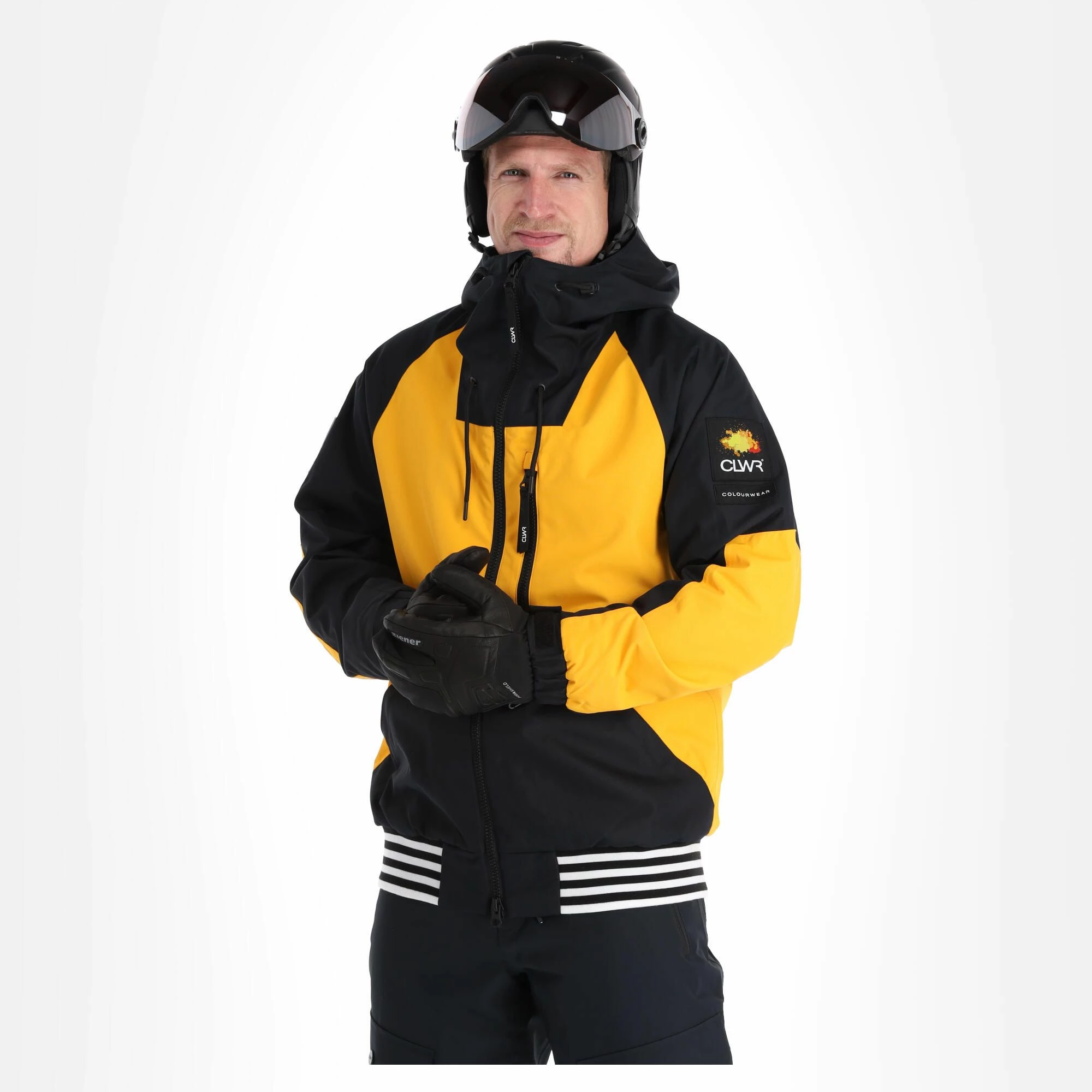 ColourWear, League Jkt Ski Jacket Men Yellow - Image 4