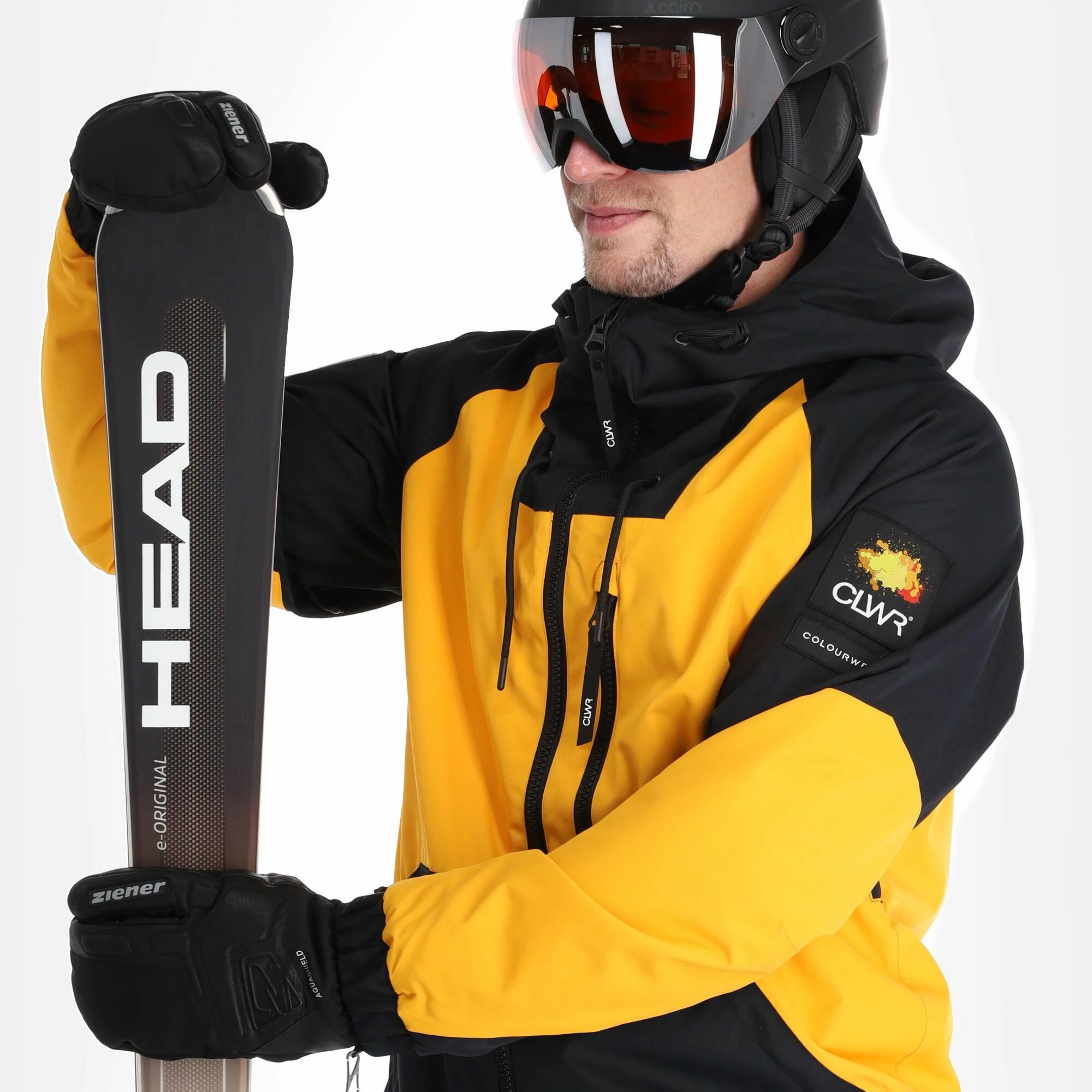 ColourWear, League Jkt Ski Jacket Men Yellow - Image 5