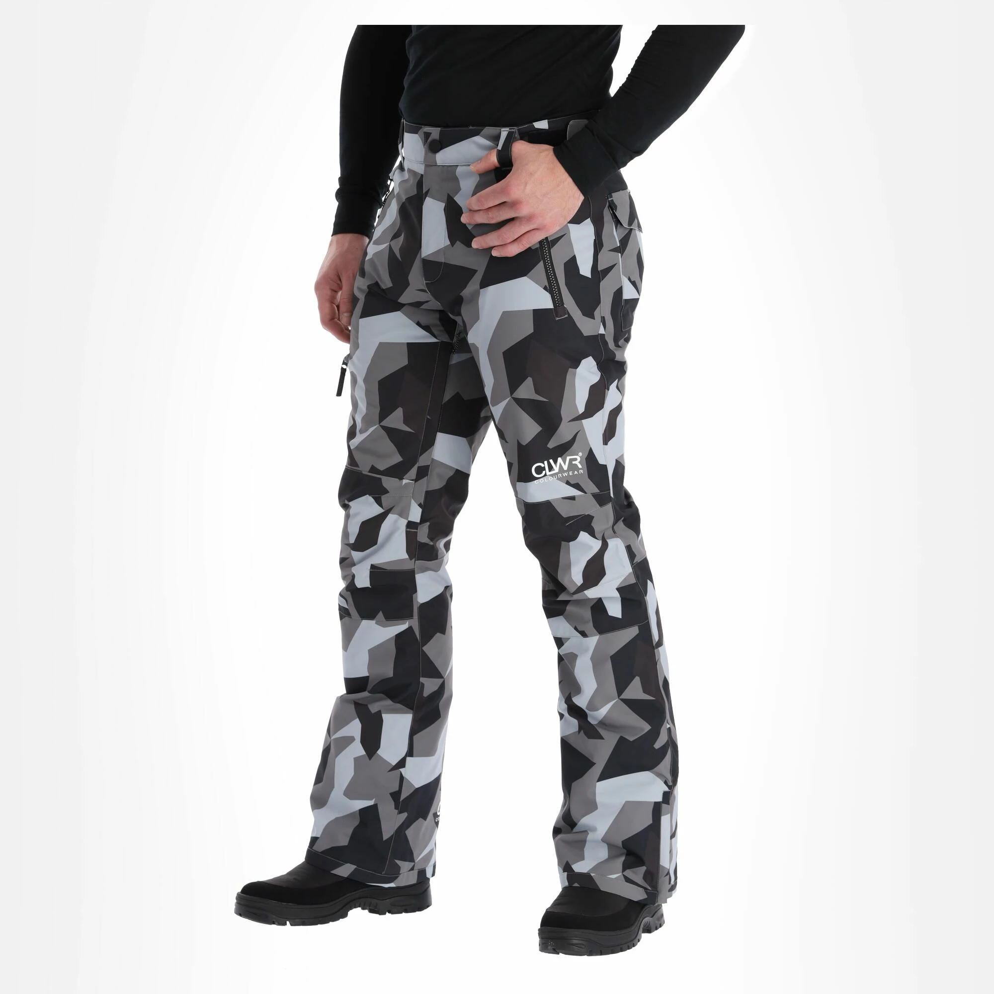 ColourWear, Sharp Pants Ski Pants Men Camo Grey 2 ColourWear, Sharp Pants Ski Pants Men Camo Grey - Image 2