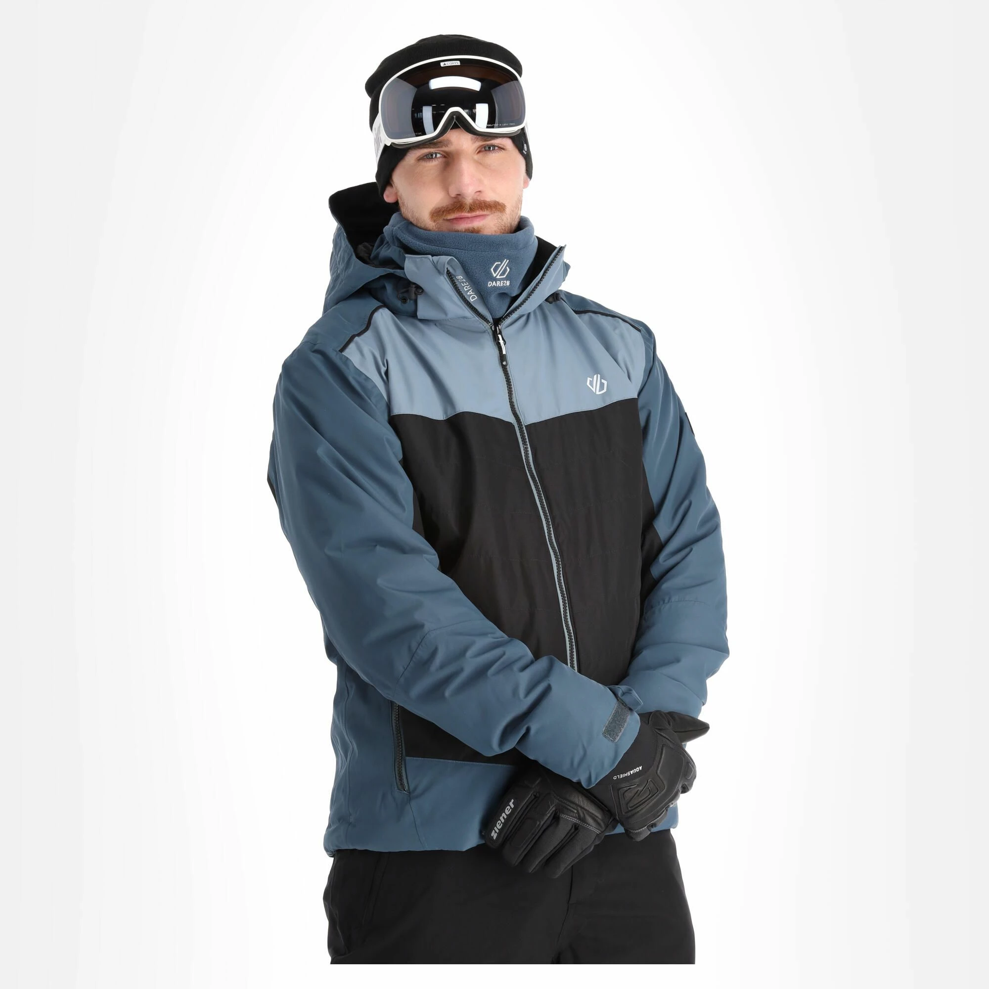 Dare2b, Embodied Ski Jacket Men Black, Grey - Image 4