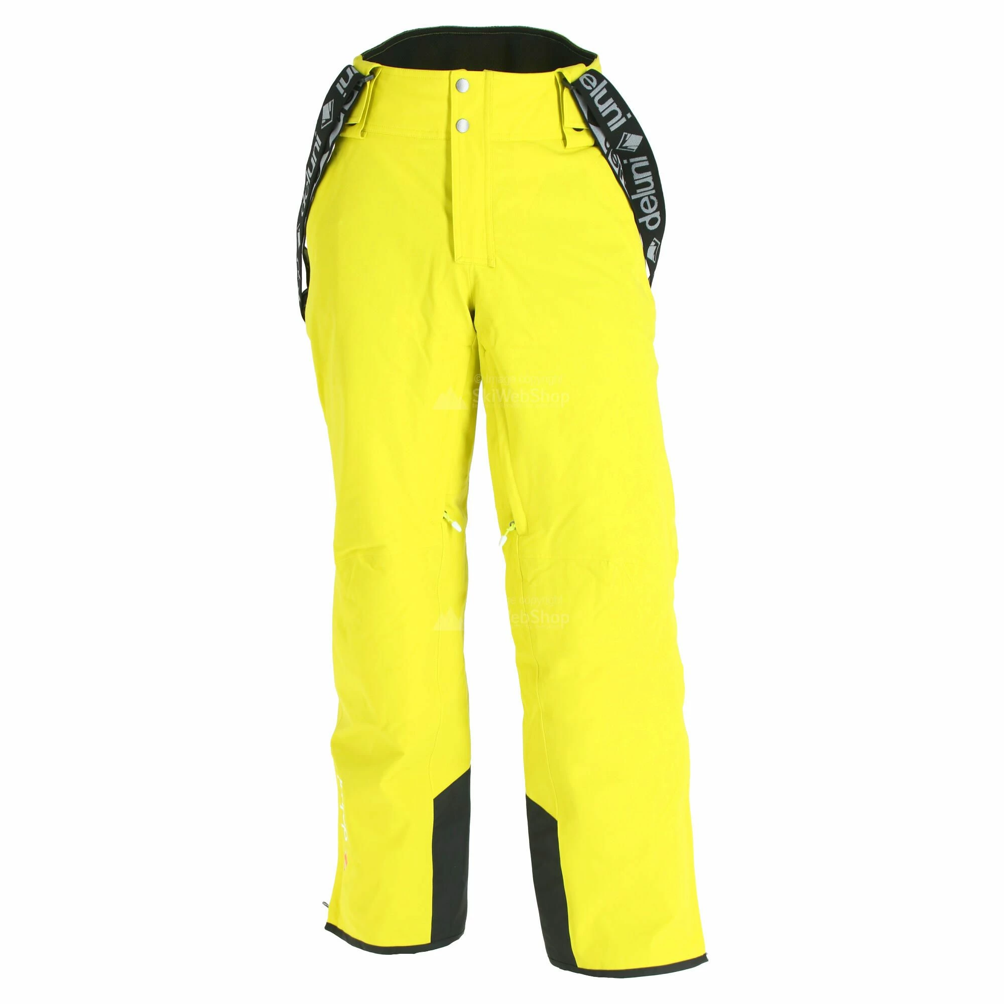 Deluni, Challenger 2, Ski Pants, Men, Yellow/green