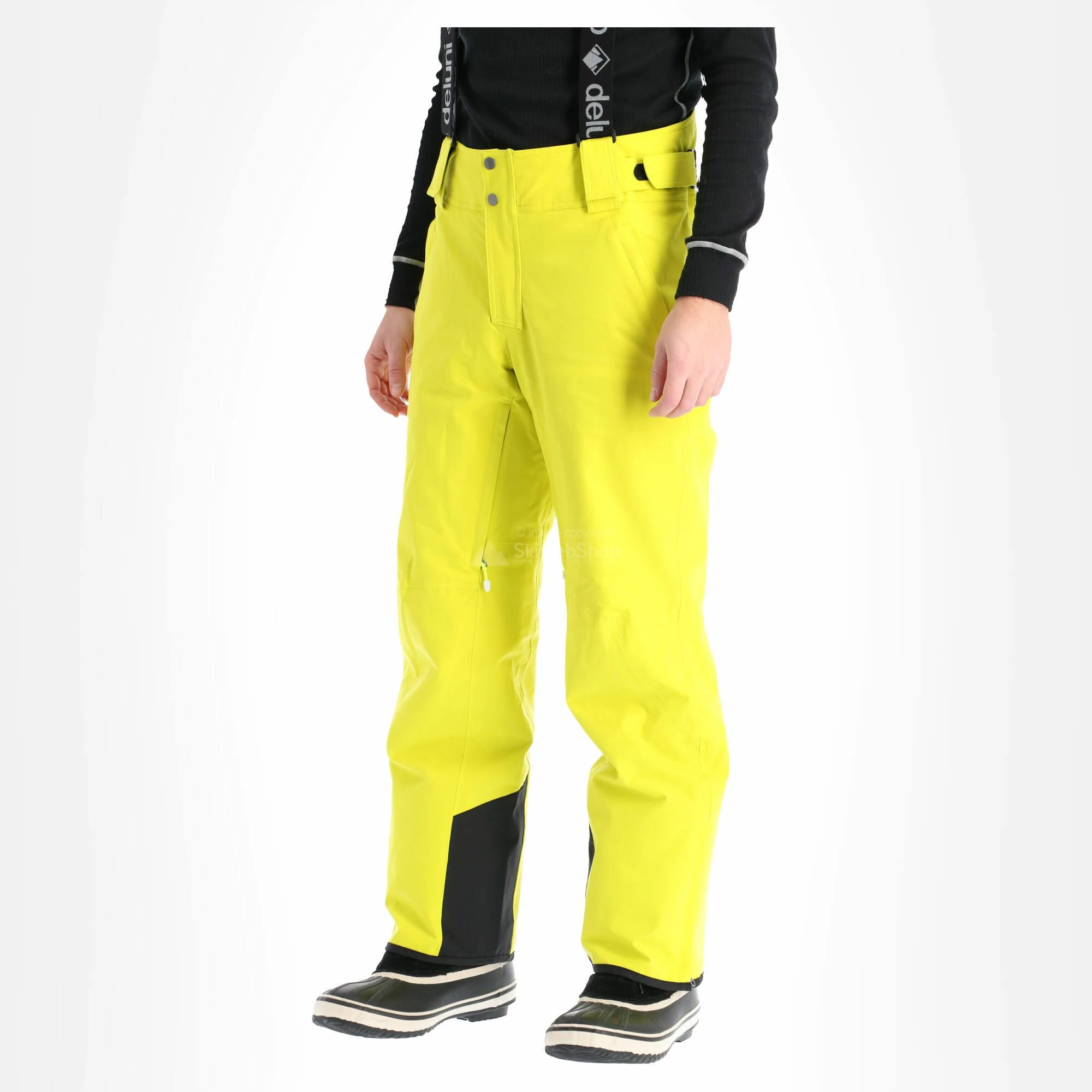 Deluni, Challenger 2, Ski Pants, Men, Yellow/green - Image 3