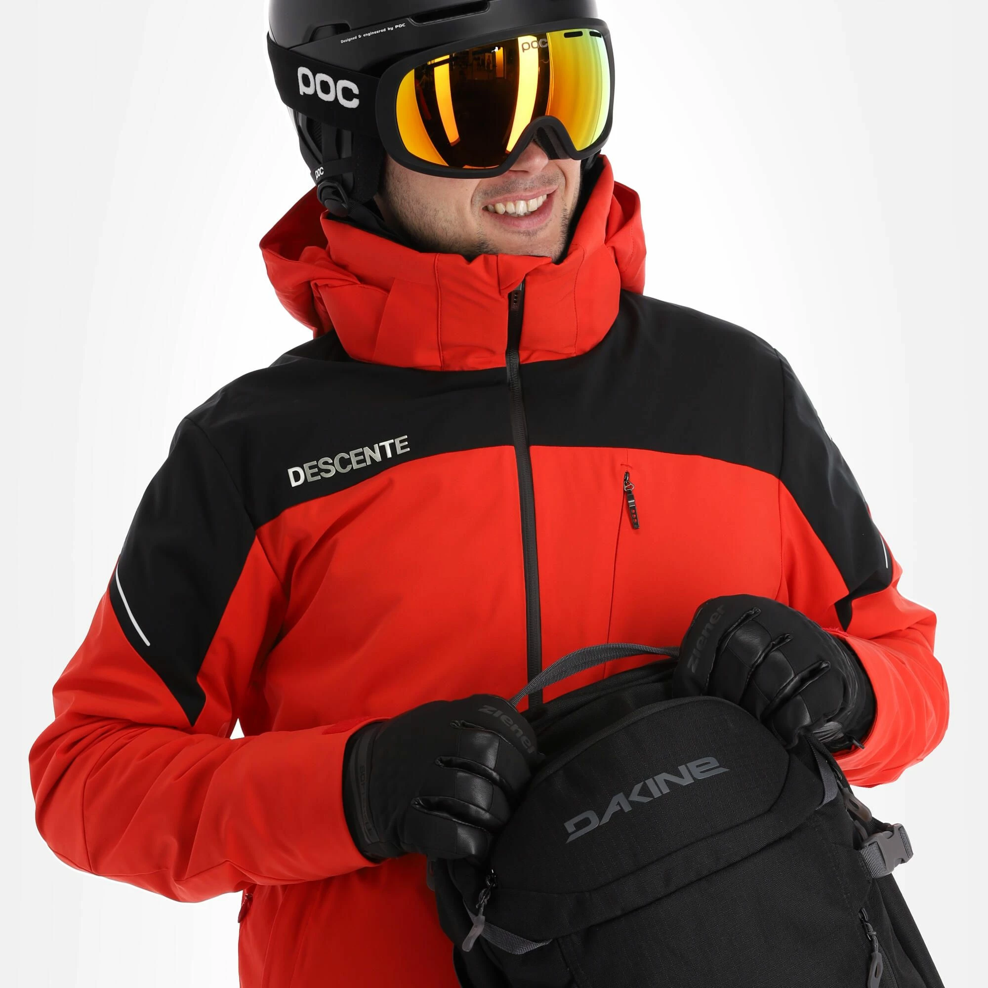 Descente, Adrien Ski Jacket Men Electric Red - Image 5