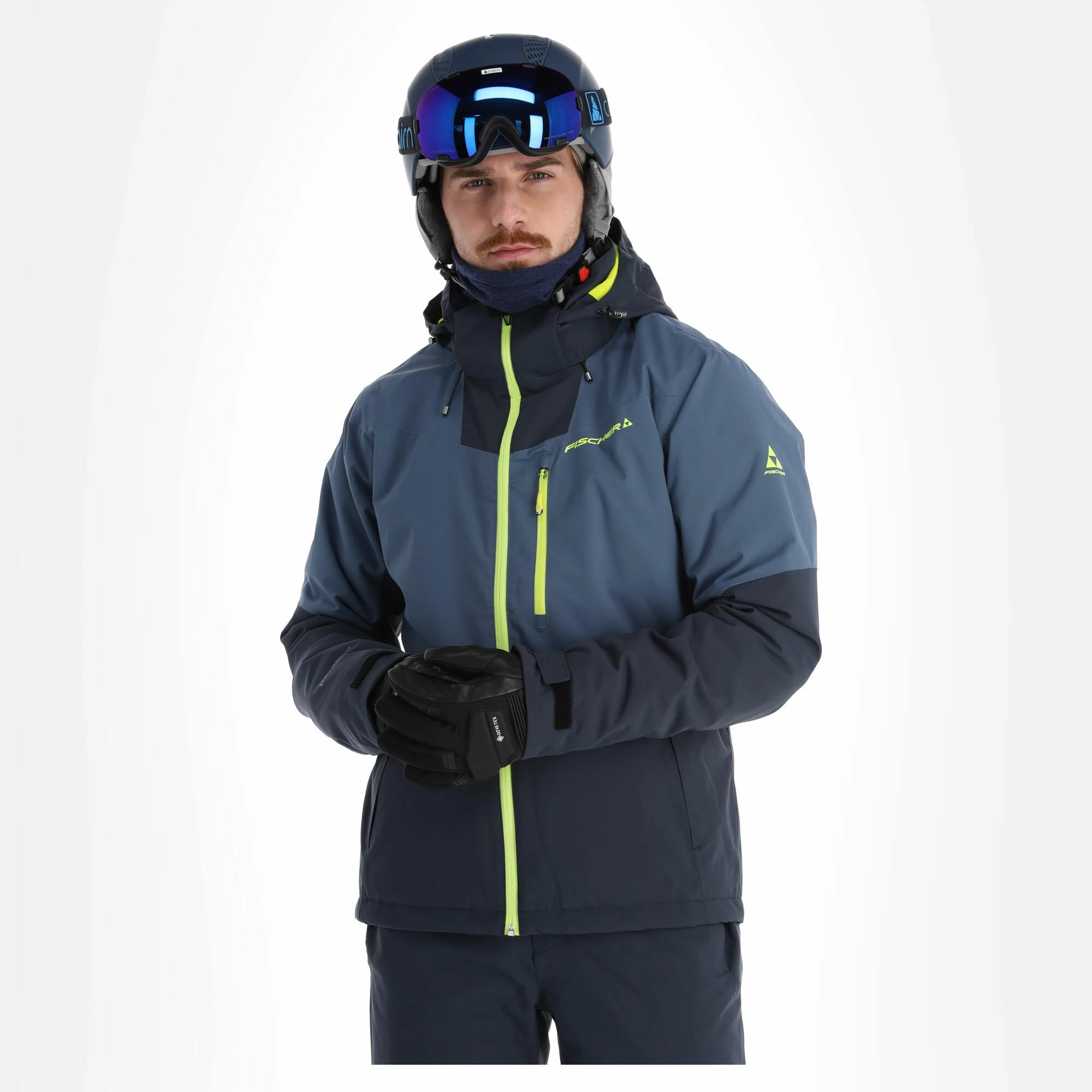 Fischer, Bansko Ski Jacket Men Sea Grey - Image 4