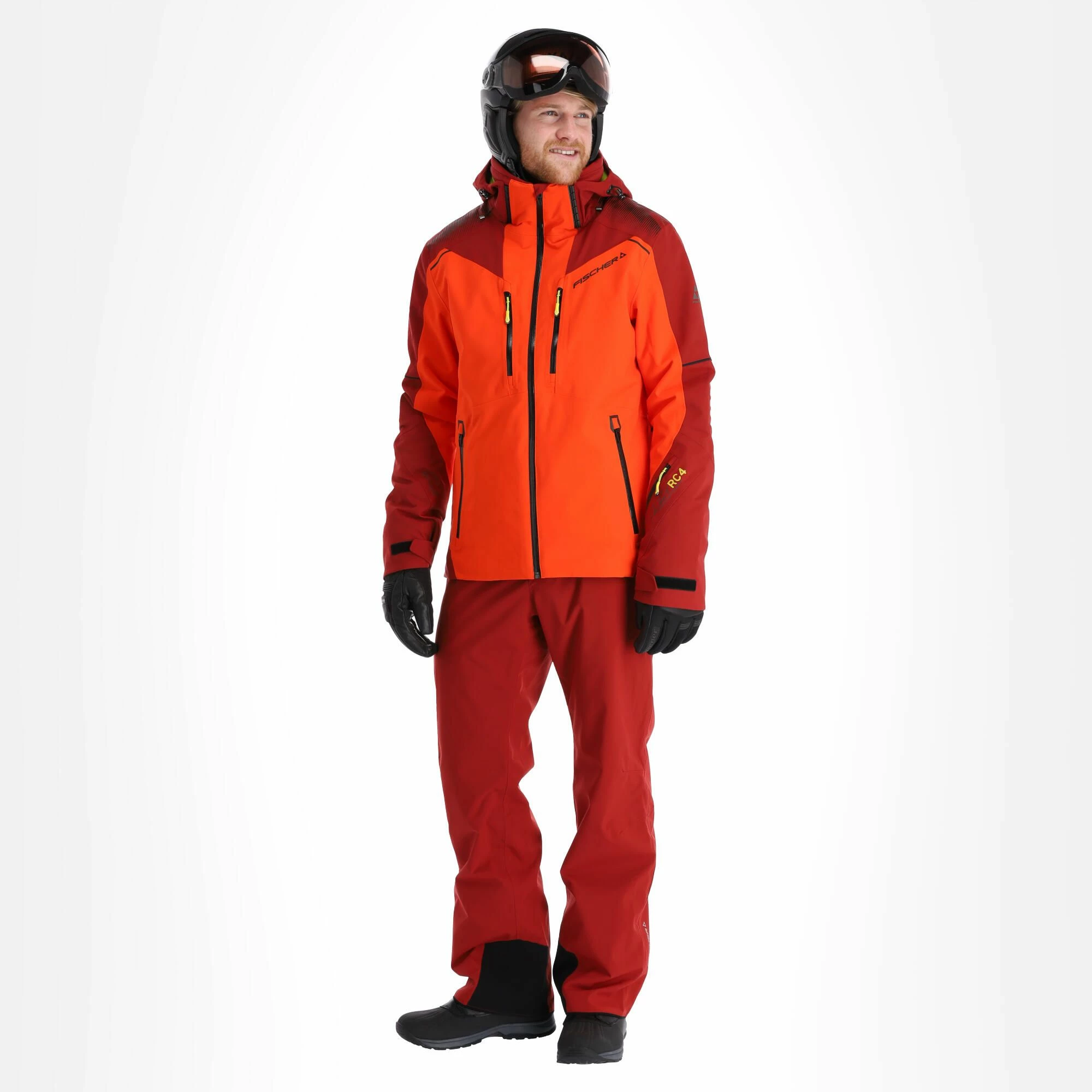Fischer, Rc4 Ski Jacket Men Tomato Red