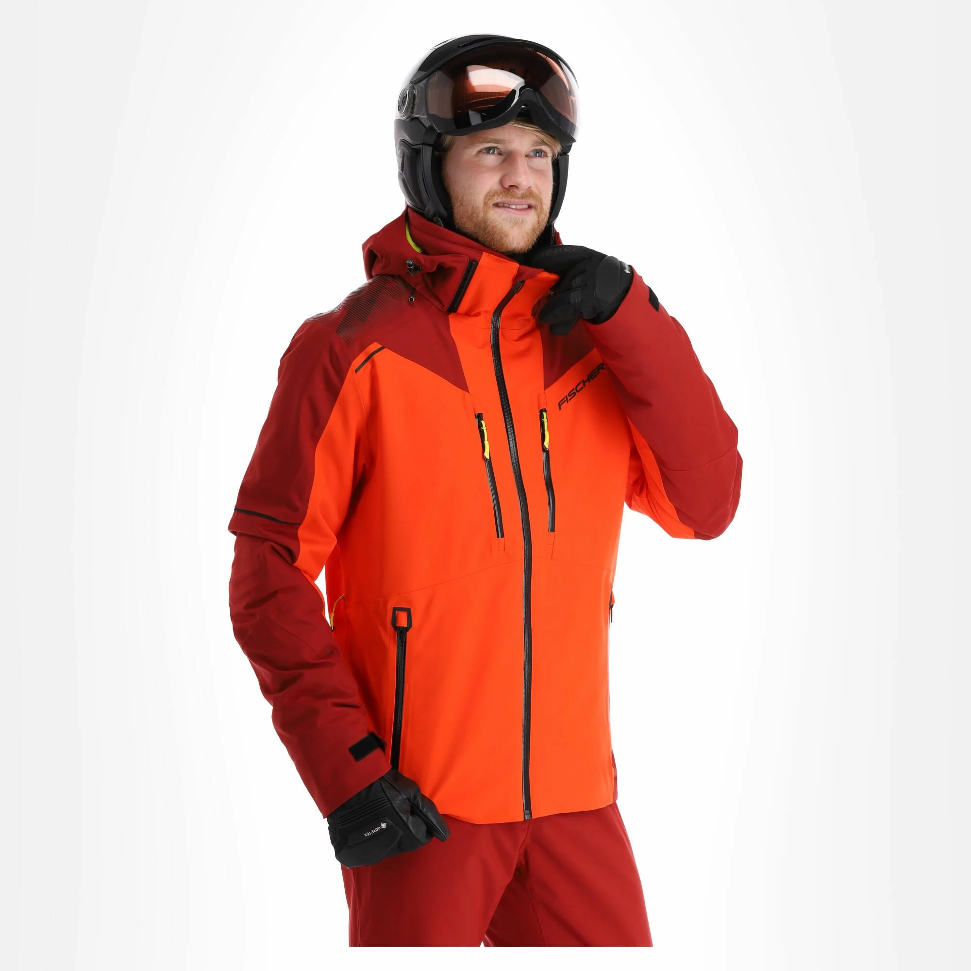 Fischer, Rc4 Ski Jacket Men Tomato Red - Image 2
