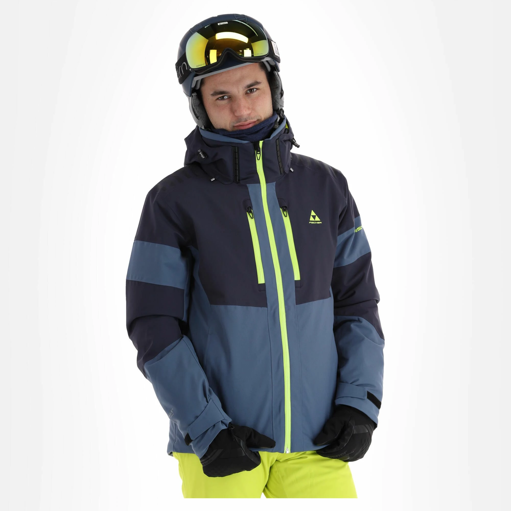 Fischer, Semmering Ski Jacket Men Sea Grey - Image 2