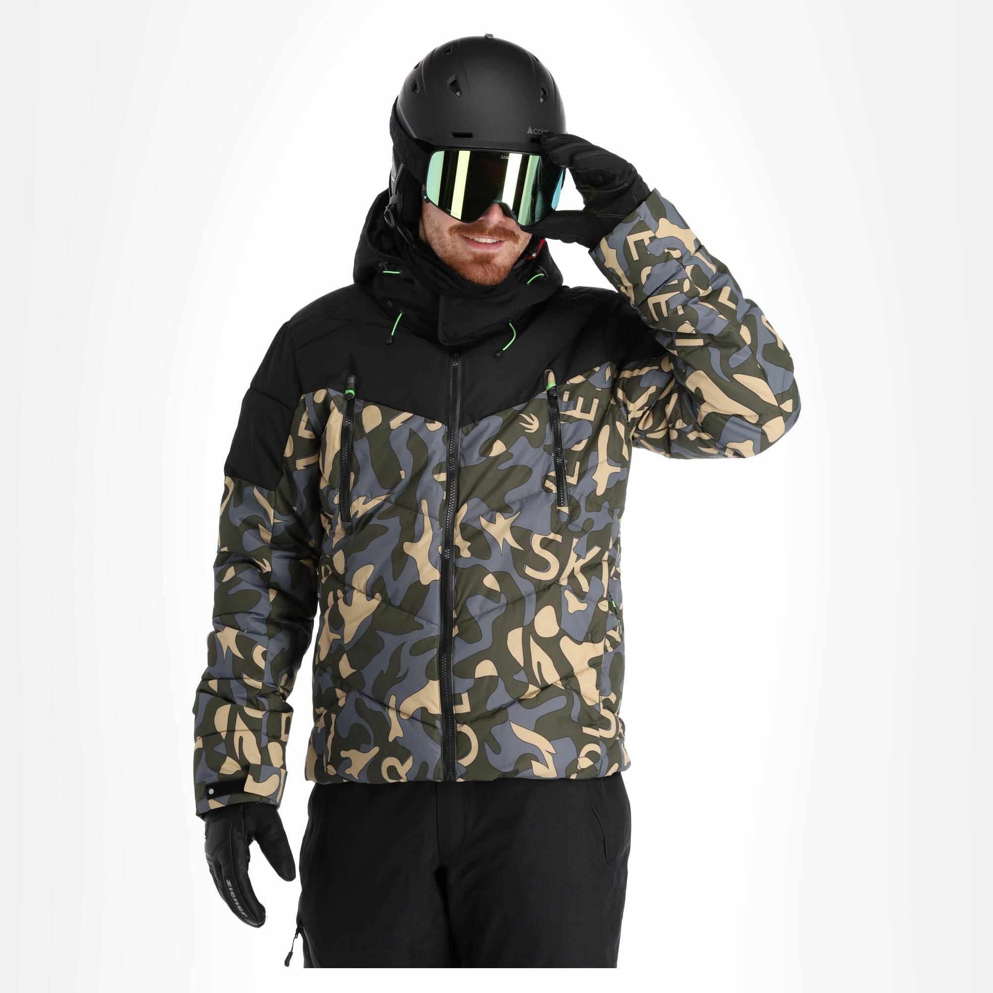 Icepeak, Earling Ski Jacket Men Dark Olive Green 2 Icepeak, Earling Ski Jacket Men Dark Olive Green - Image 2