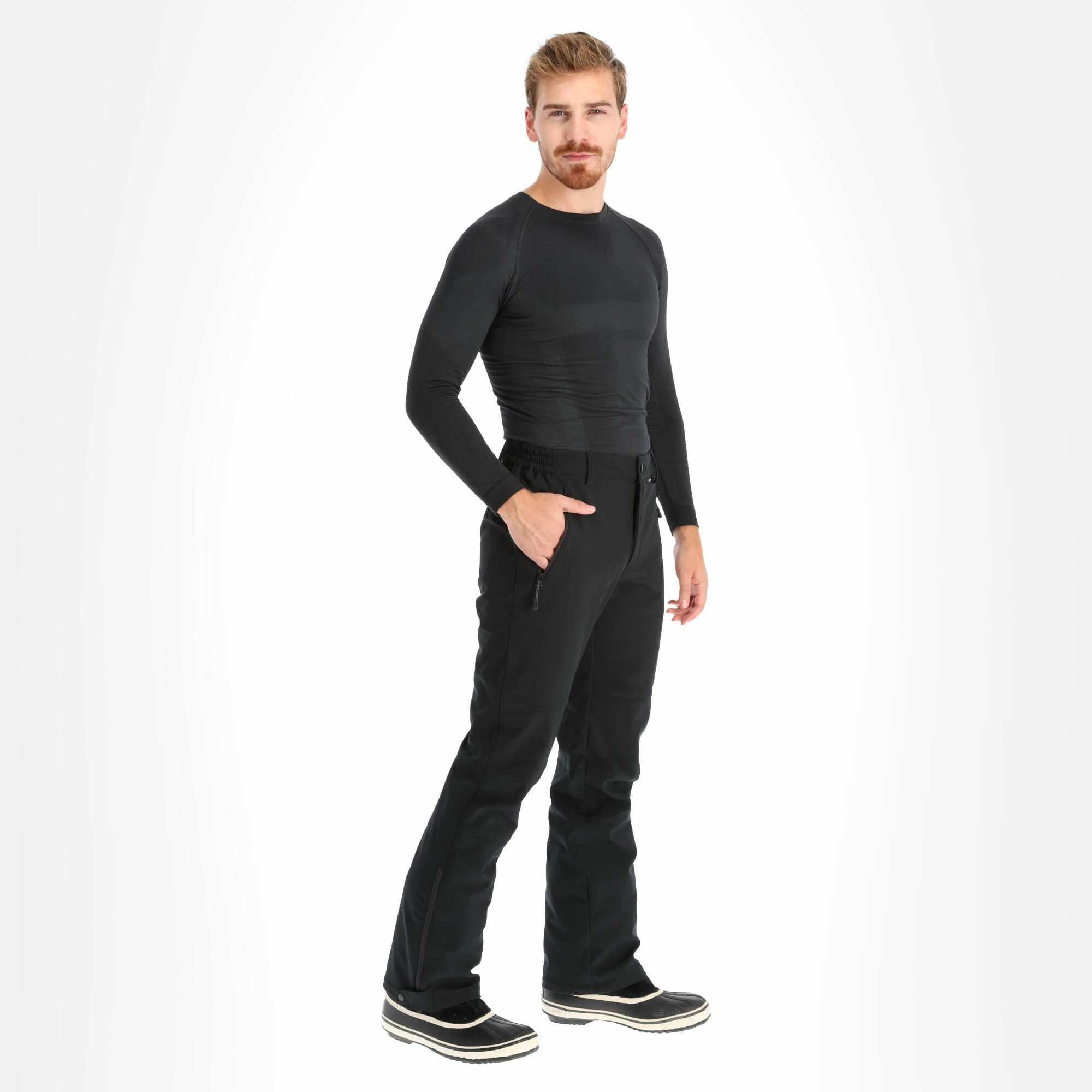 Icepeak, Frankfurt Softshell Ski Pants Men Black