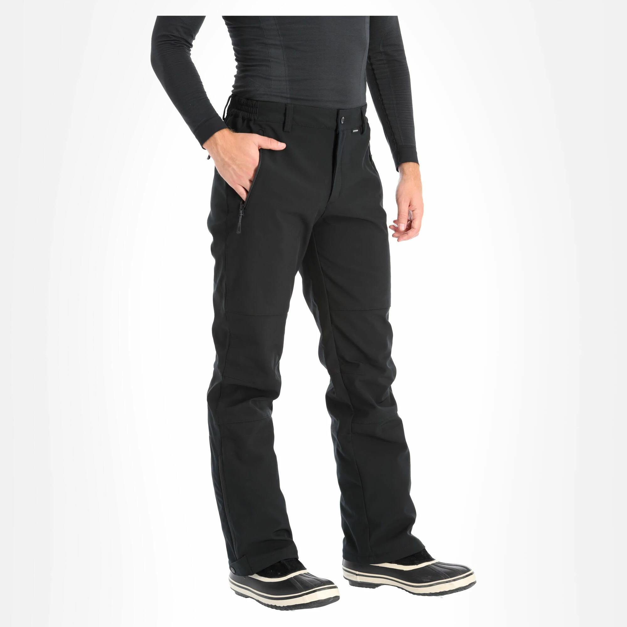Icepeak, Frankfurt Softshell Ski Pants Men Black - Image 4