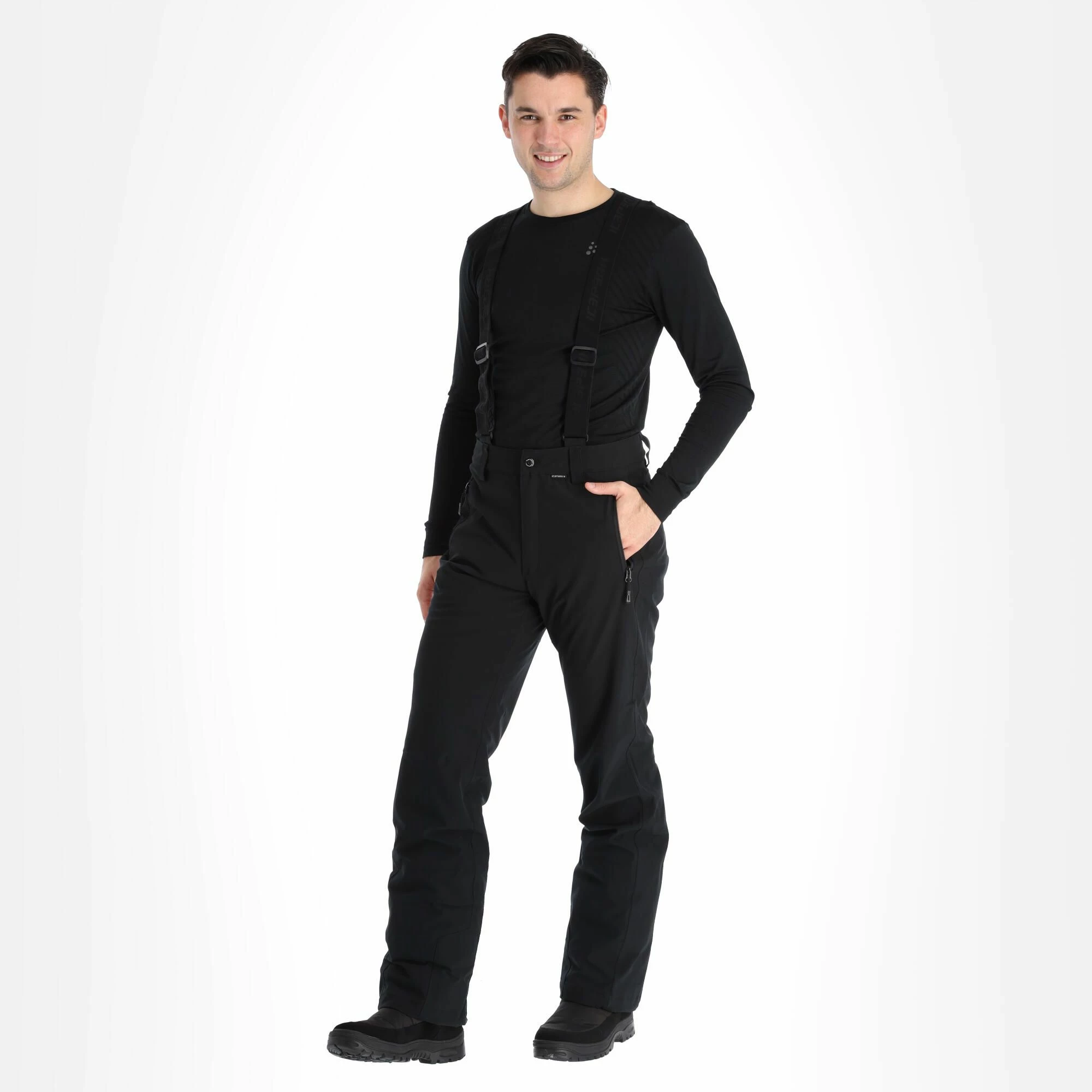 Icepeak, Freiberg Ski Pants Long Model Men Black