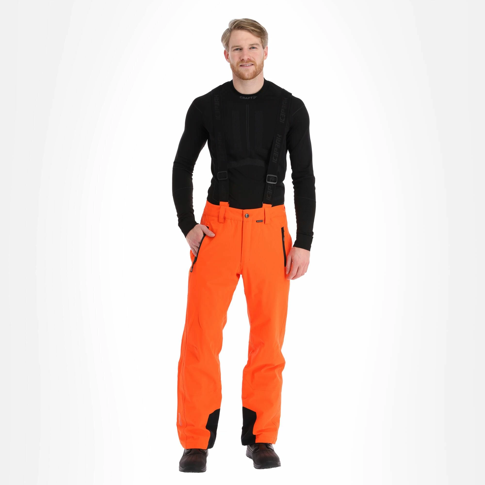 Icepeak, Freiberg Ski Pants Short Model Men Orange