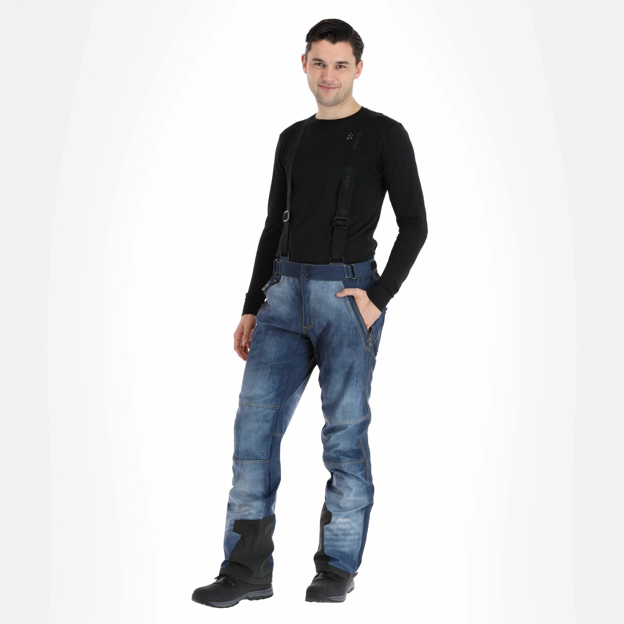 Kilpi, Jeanso-M Softshell Ski Pants Men Dark Blue