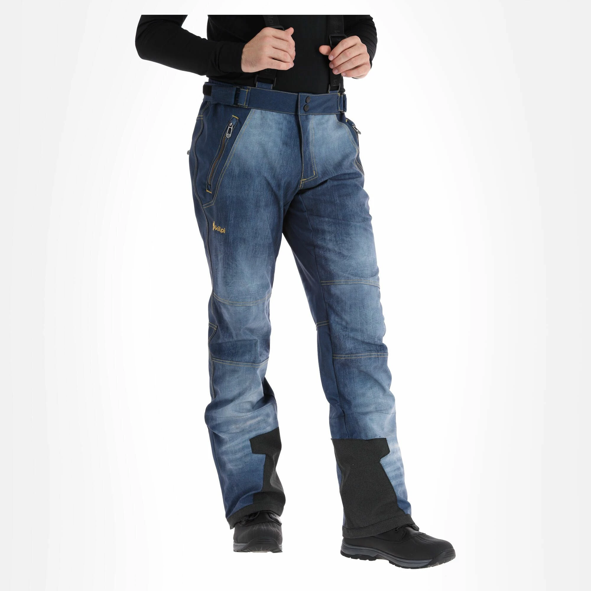 Kilpi, Jeanso-M Softshell Ski Pants Men Dark Blue - Image 2