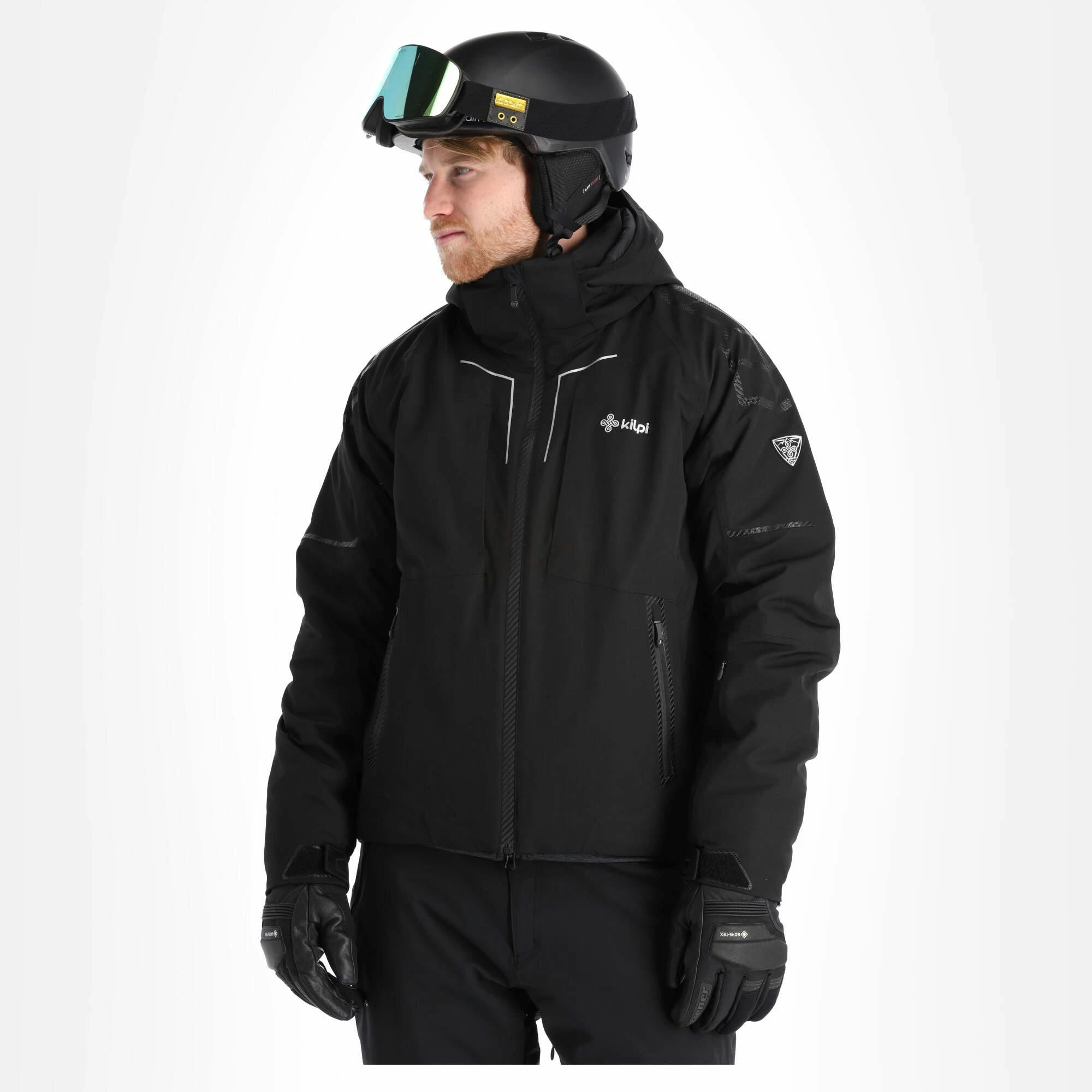 Kilpi, Turnau-M Ski Jacket Plus Size Men Black - Image 2