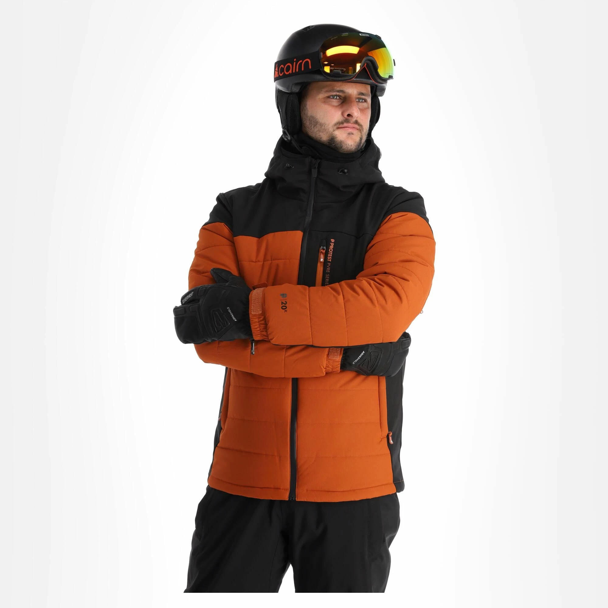 Protest, Prtmount Ski Jacket Men Umber Orange - Image 4