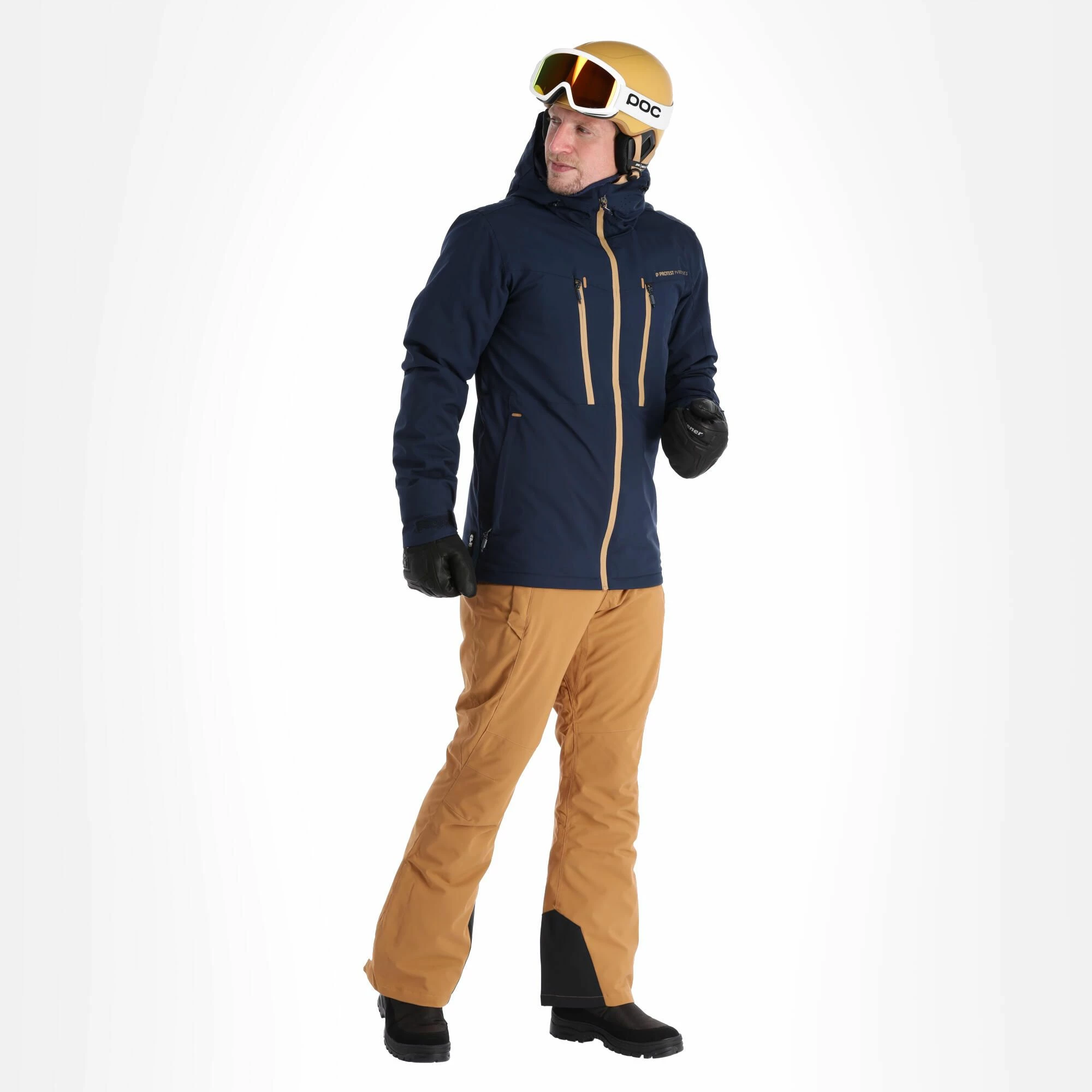 Protest, Prttimo Ski Jacket Men Deep Ocean Blue