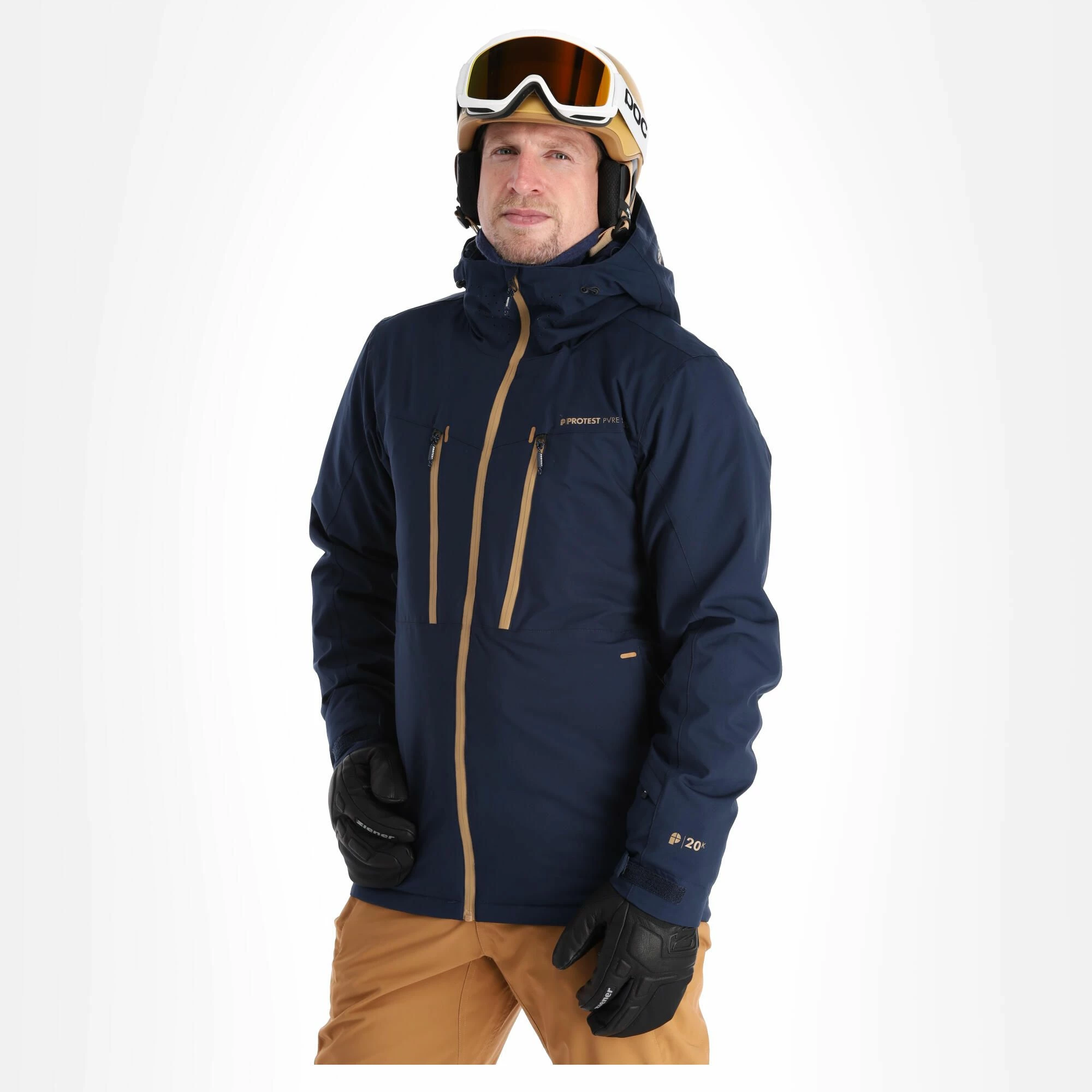 Protest, Prttimo Ski Jacket Men Deep Ocean Blue - Image 2