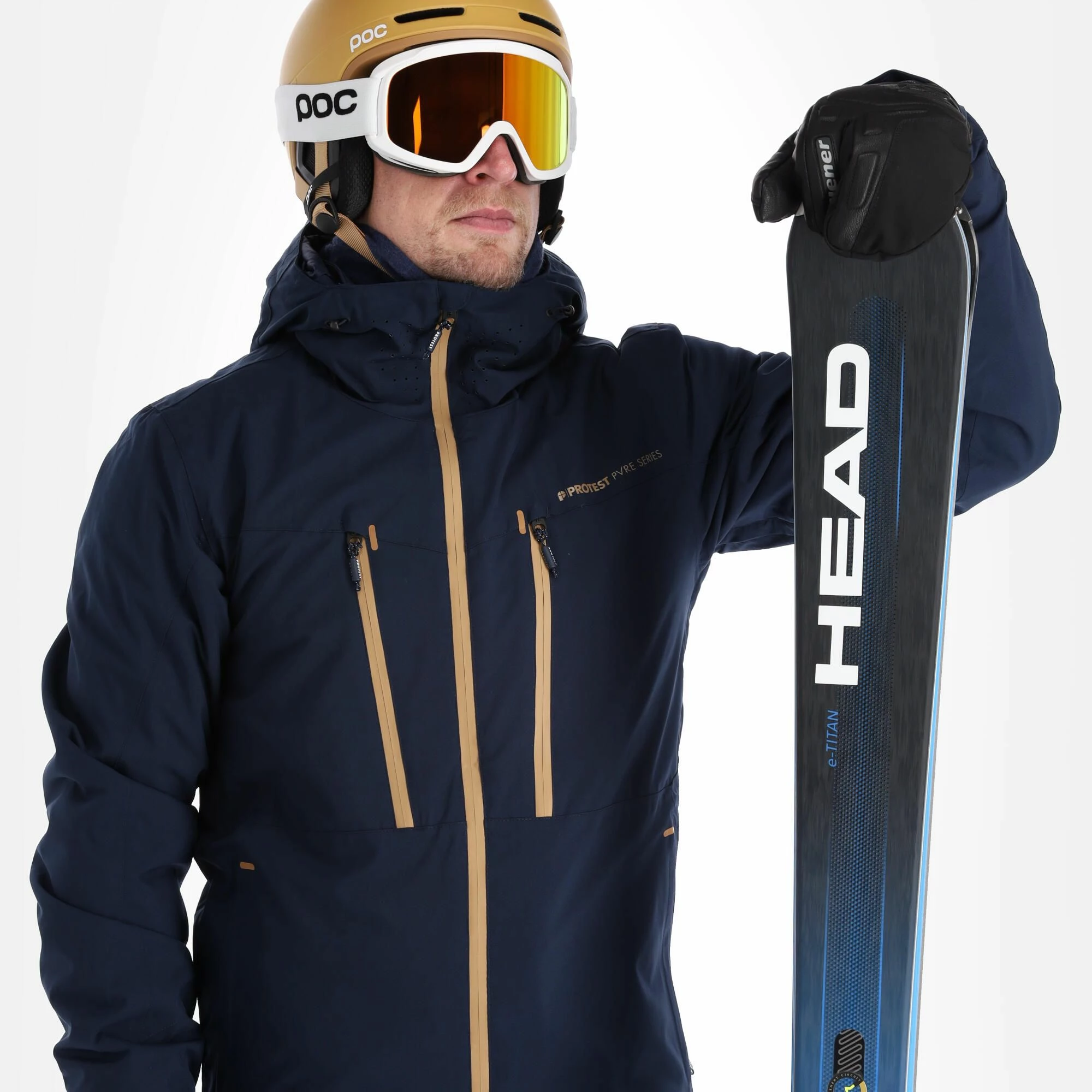 Protest, Prttimo Ski Jacket Men Deep Ocean Blue - Image 5