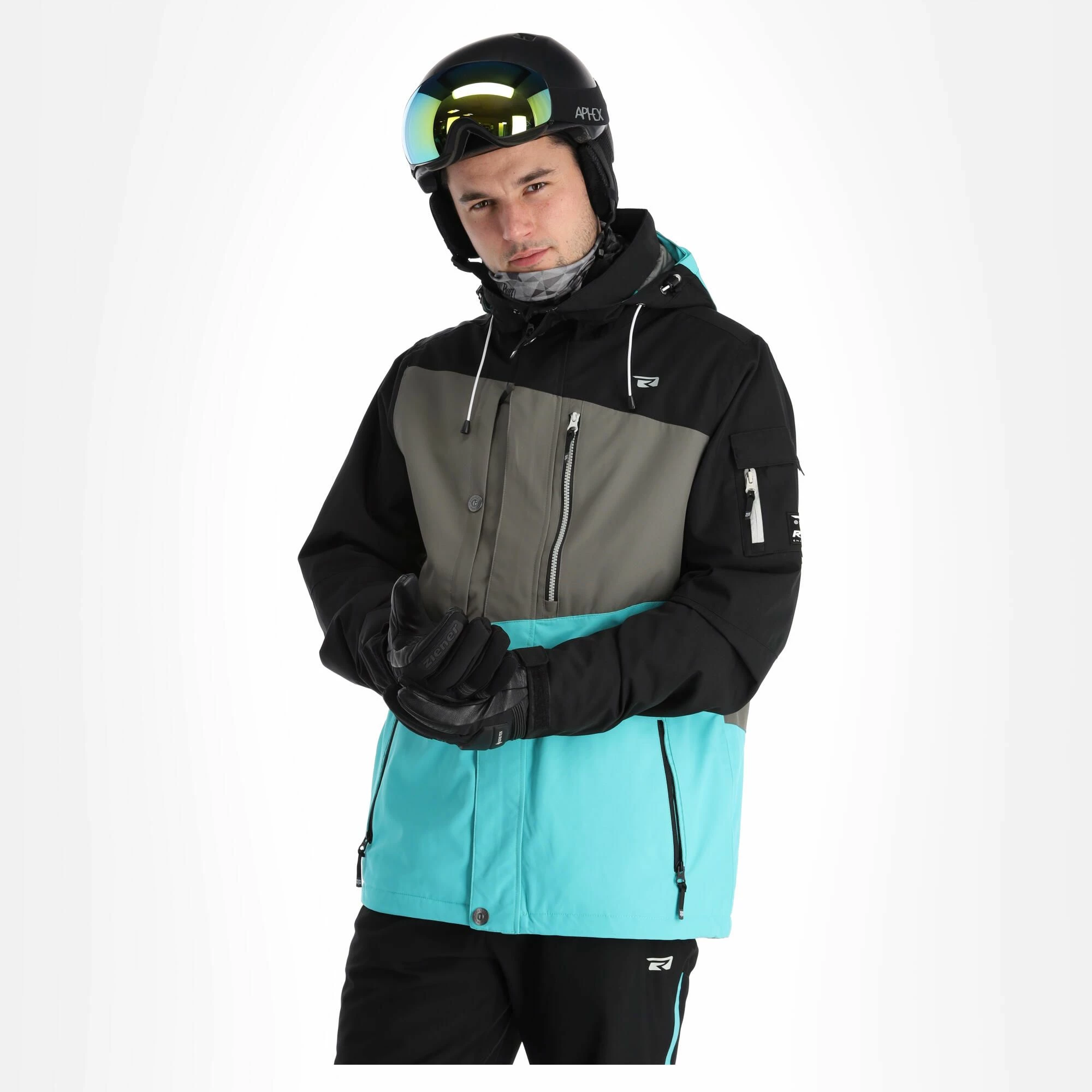 Rehall, Anchor-R Ski Jacket Men Aqua Blue - Image 4