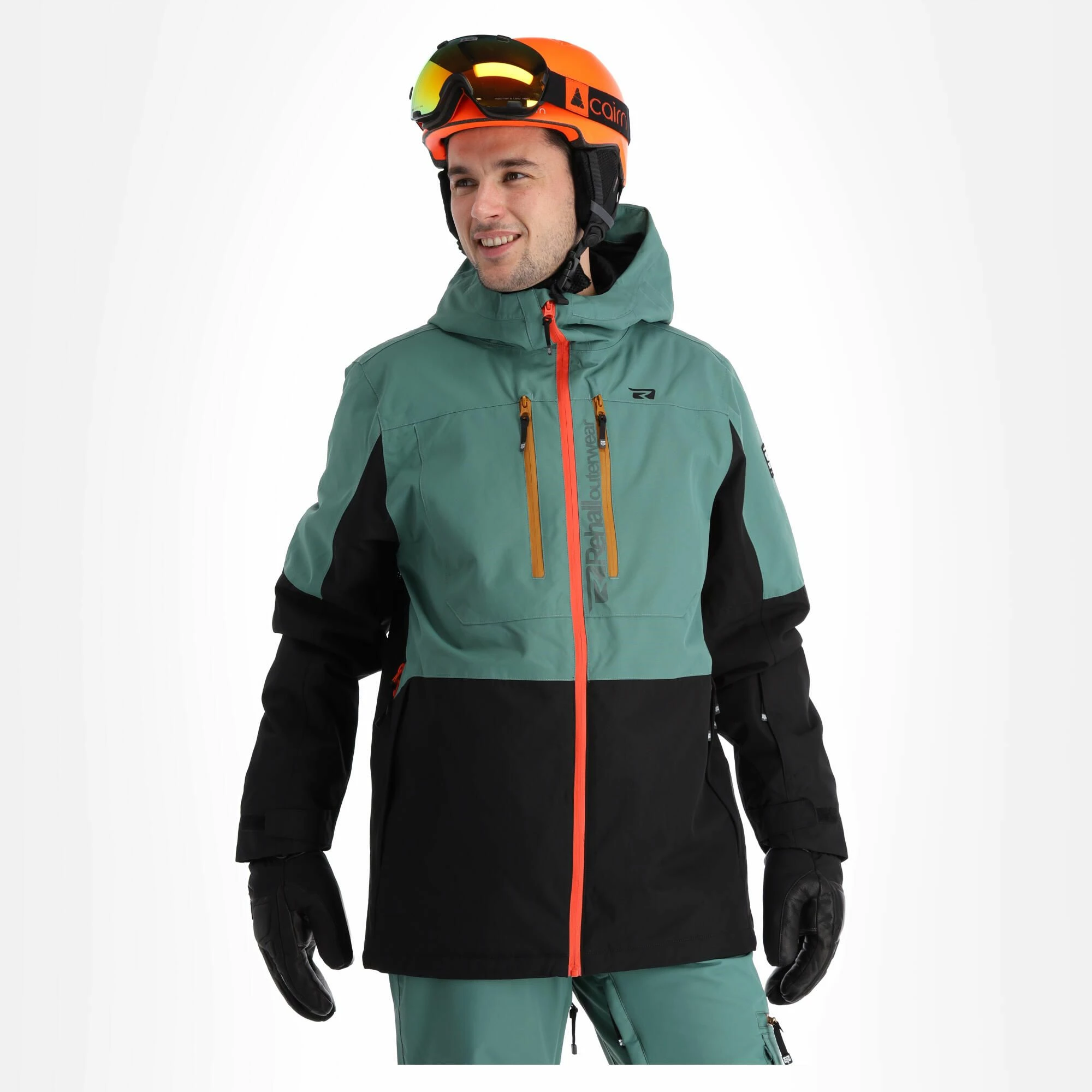 Rehall, Cream-R Ski Jacket Men Spruce Blue - Image 4