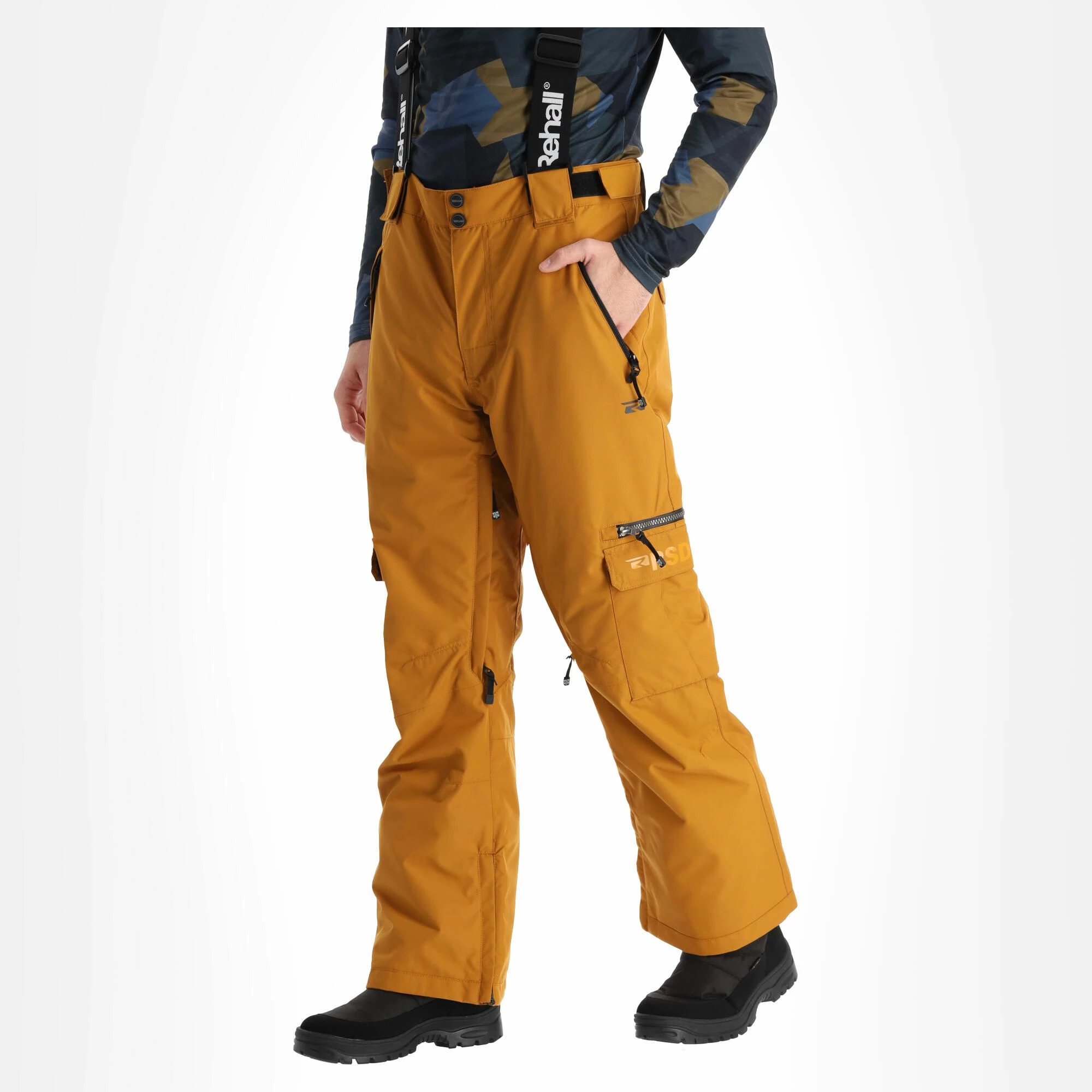 Rehall, Poker-R Ski Pants Men Cathay Spice Brown - Image 2