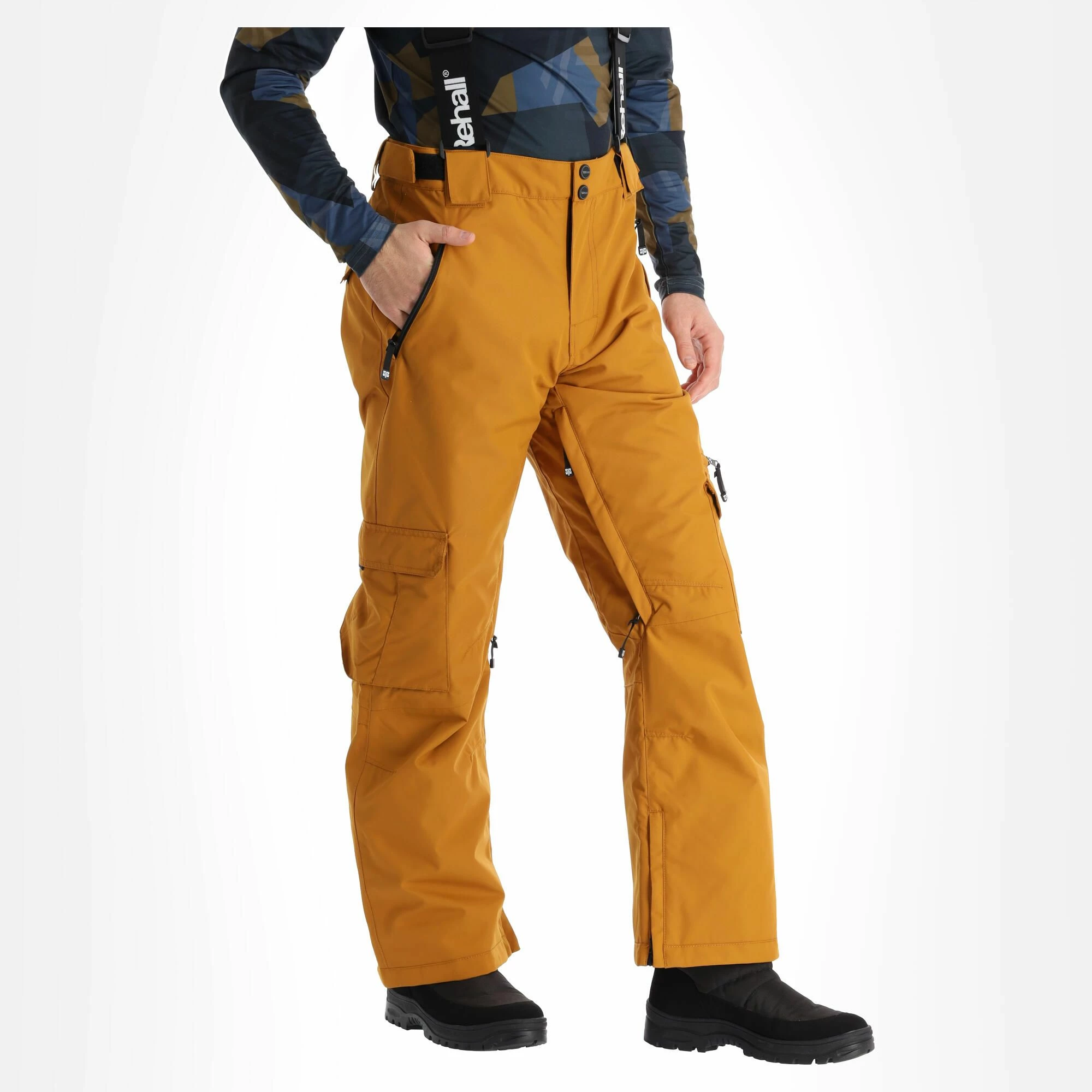 Rehall, Poker-R Ski Pants Men Cathay Spice Brown - Image 4